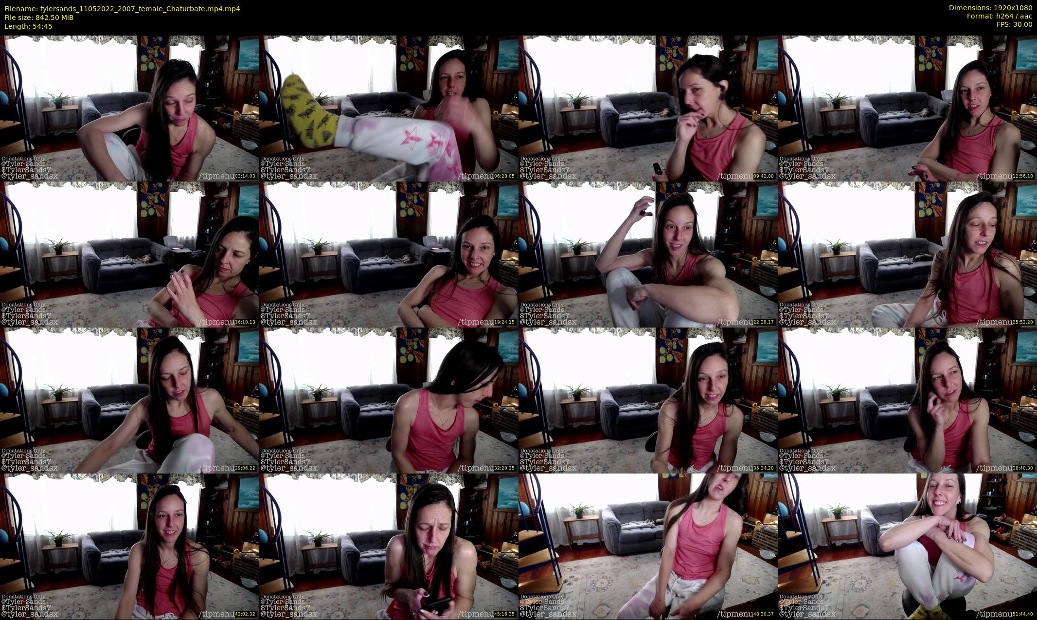tylersands — 55 minute Chaturbate female cam show recording, 1080p, May 11, 2022