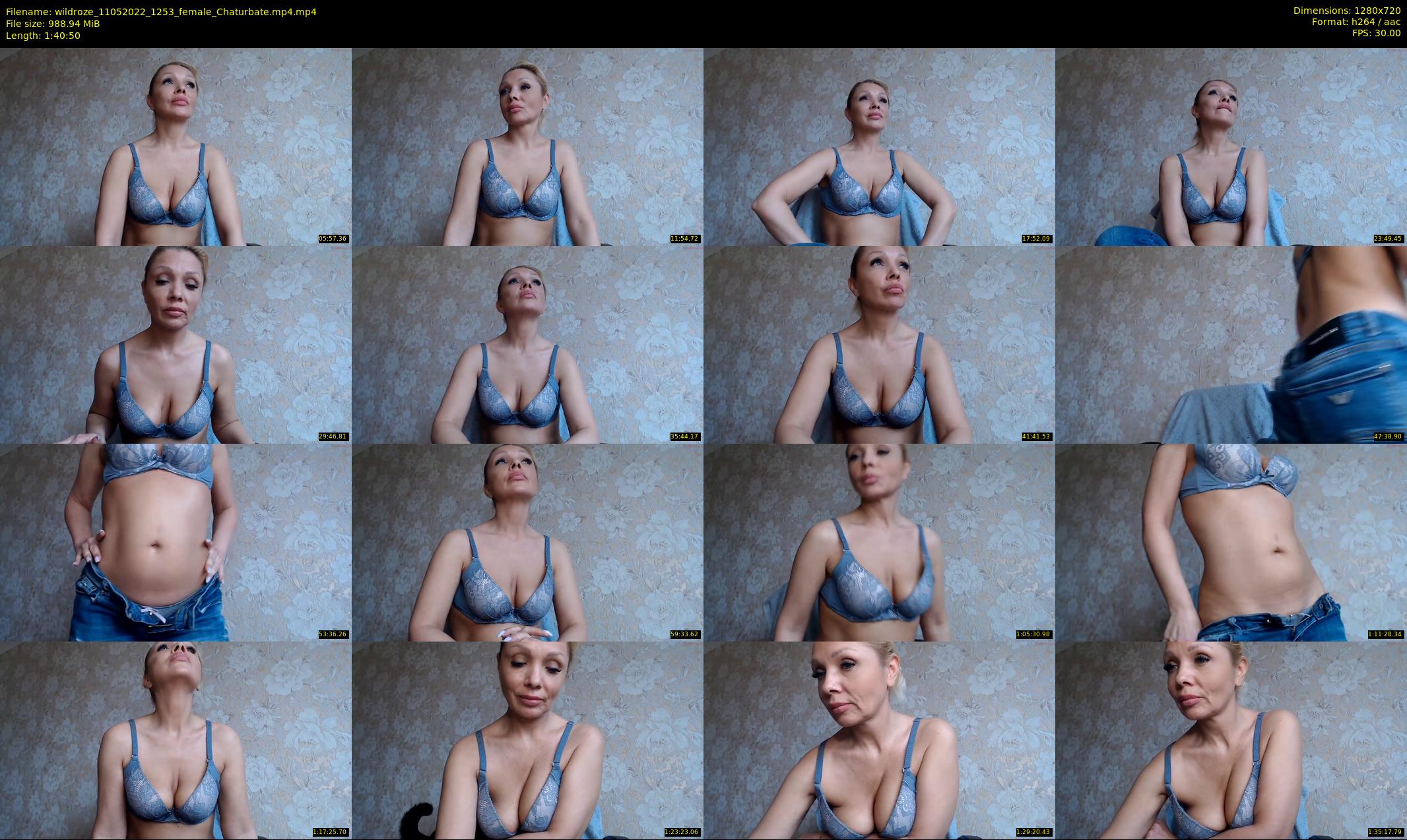 wildroze — 101 minute Chaturbate female cam show recording, 720p, May 11, 2022