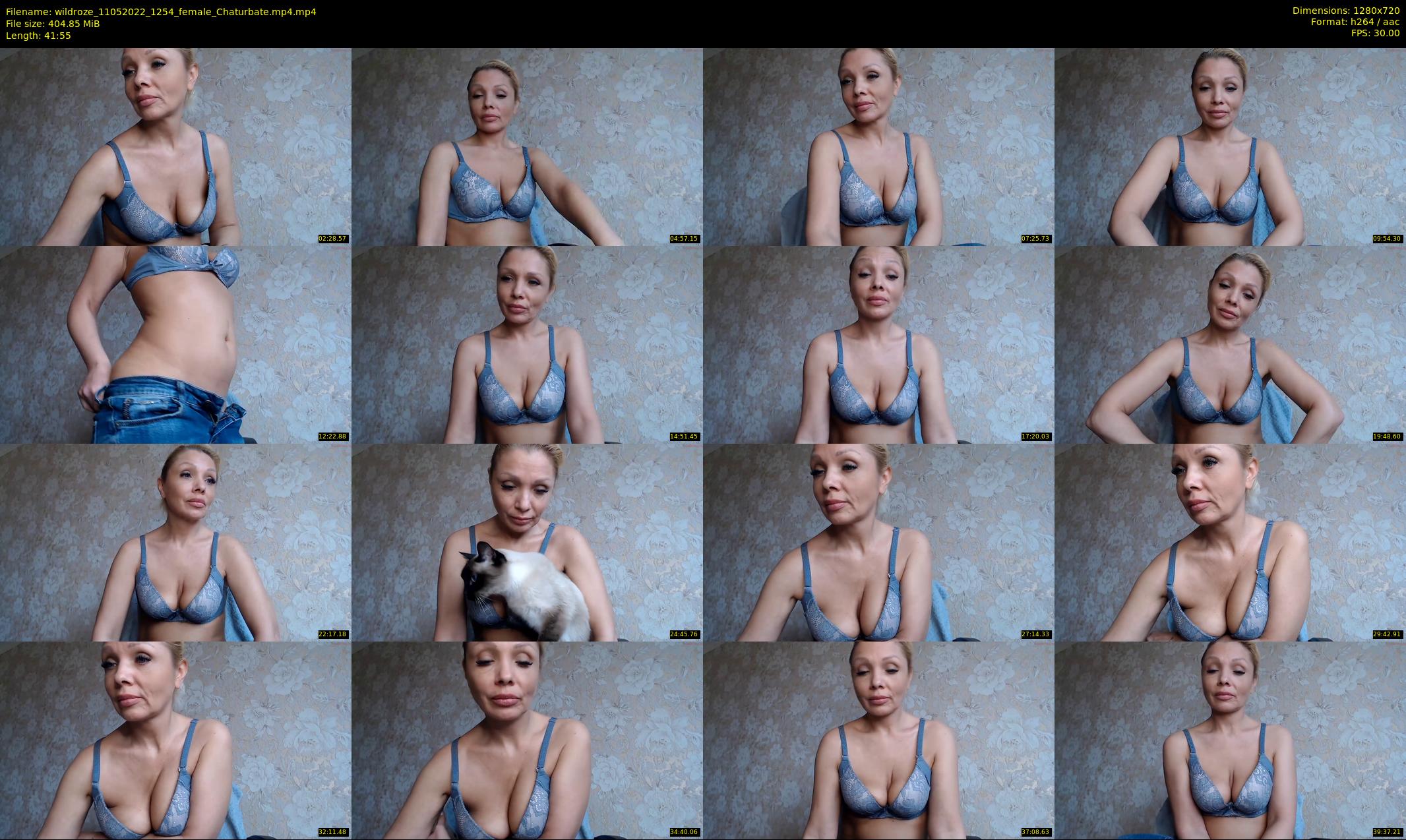 wildroze — 42 minute Chaturbate female cam show recording, 720p, May 11, 2022