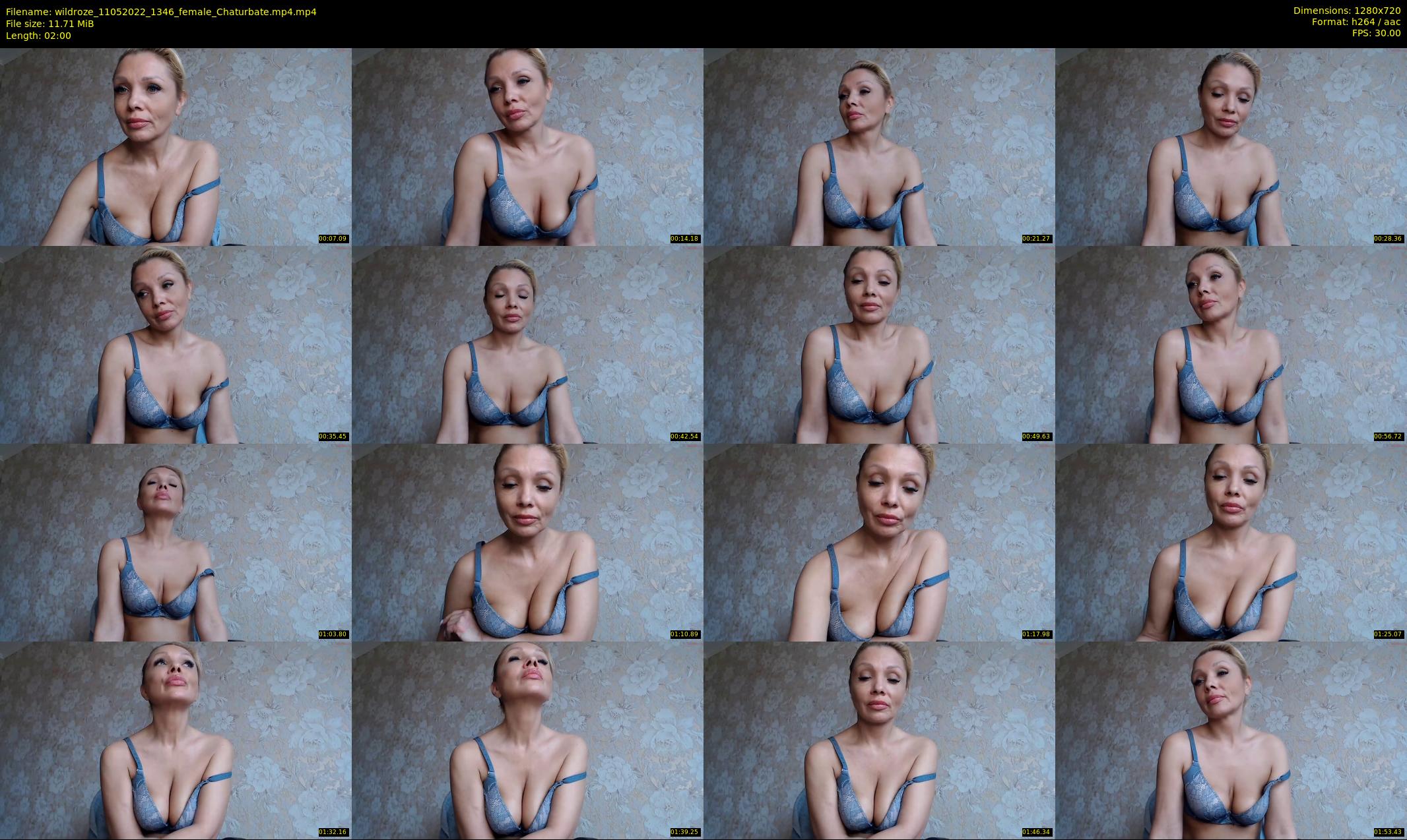 wildroze — 2 minute Chaturbate female cam show recording, 720p, May 11, 2022
