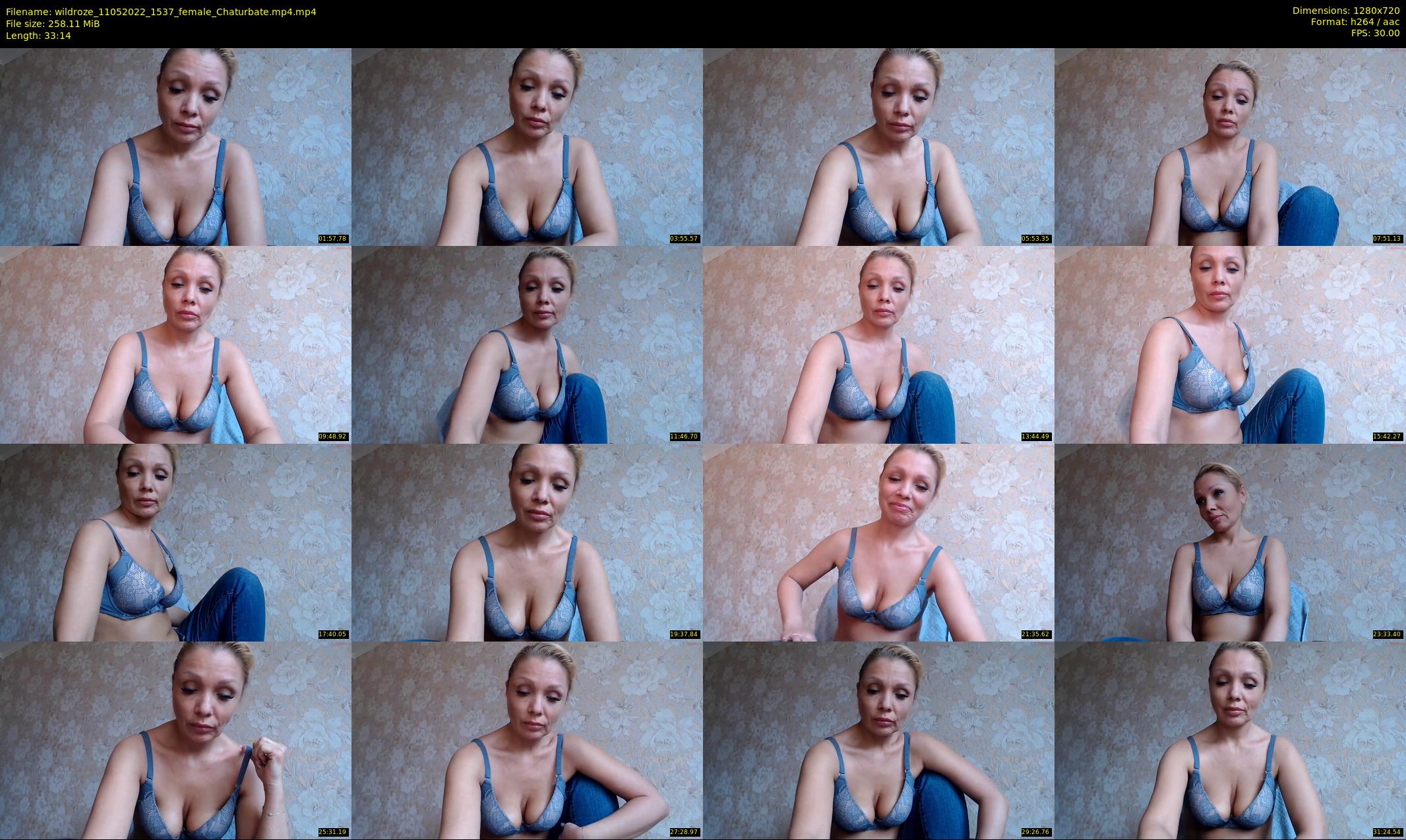 wildroze — 34 minute Chaturbate female cam show recording, 720p, May 11, 2022