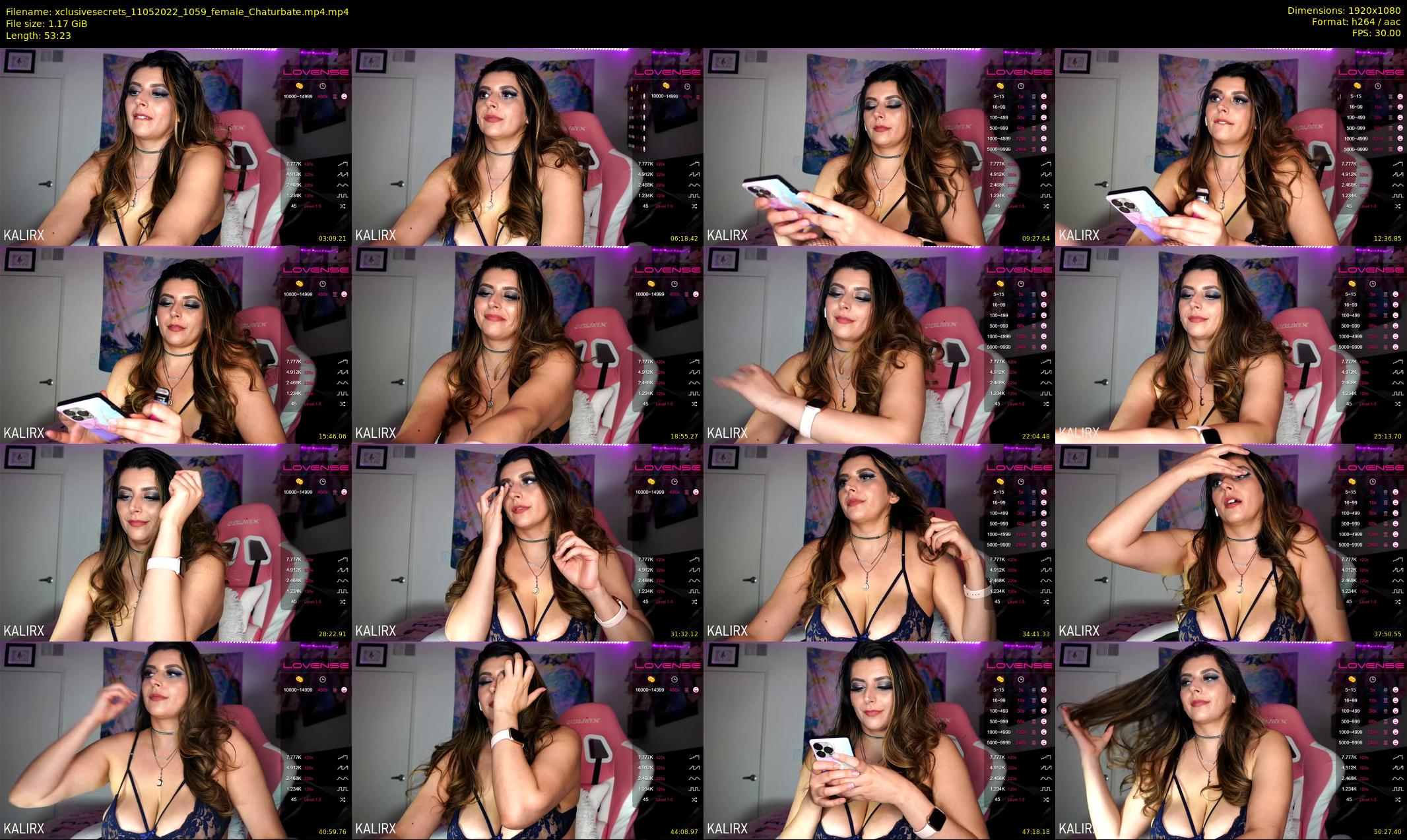 xclusivesecrets — 54 minute Chaturbate female cam show recording, 1080p, May 11, 2022