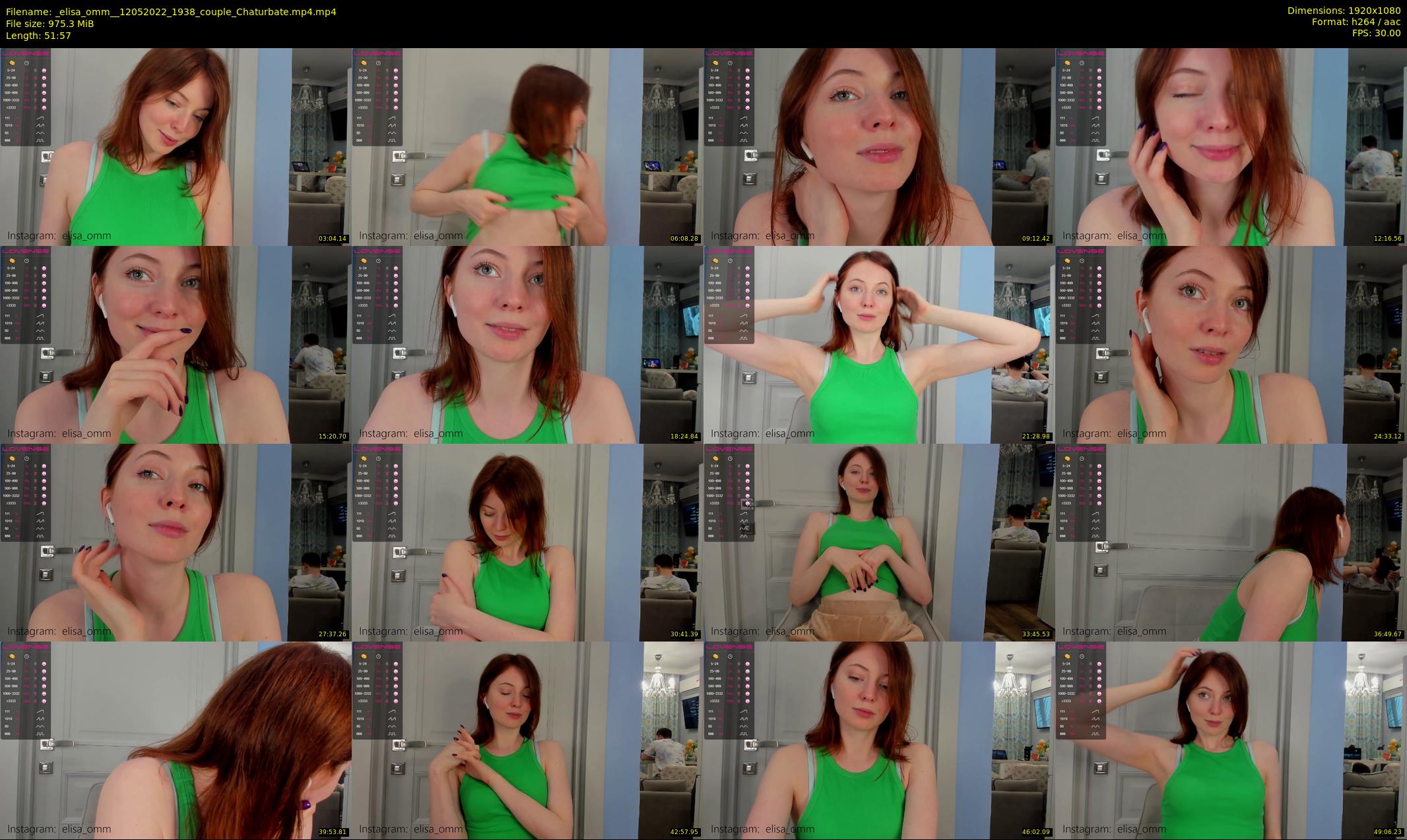 _elisa_omm_ — 52 minute Chaturbate female cam show recording, 1080p, May 12, 2022