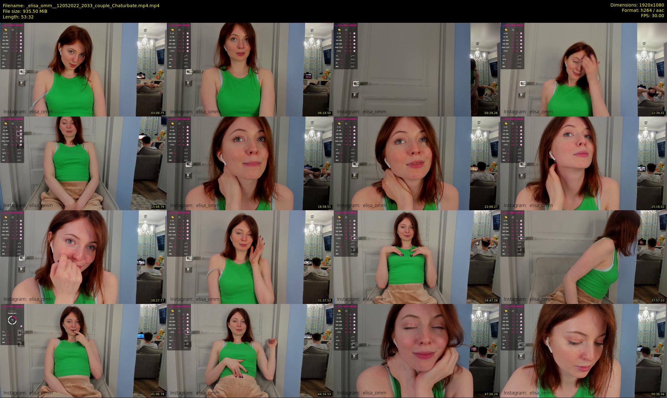 _elisa_omm_ — 54 minute Chaturbate female cam show recording, 1080p, May 12, 2022