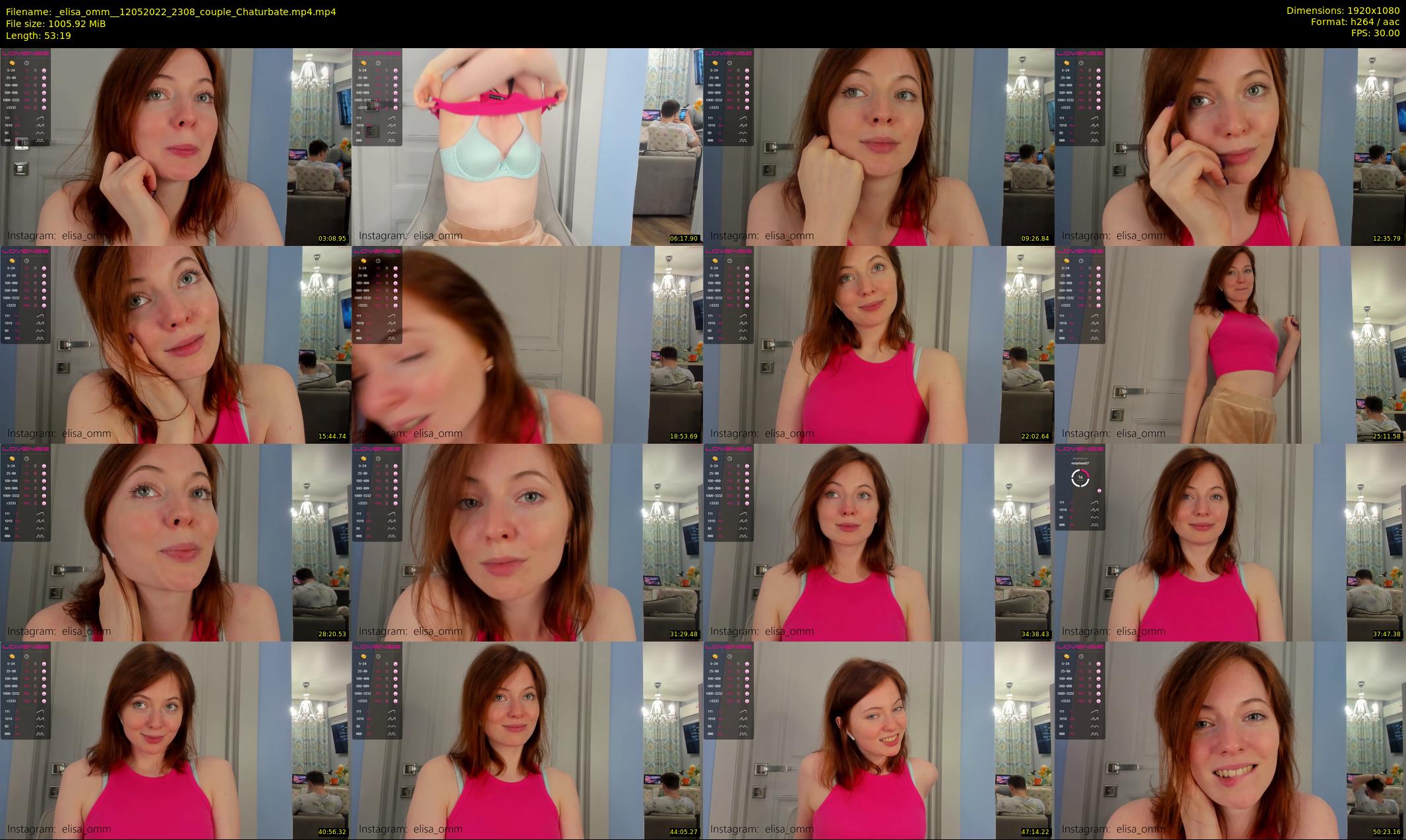 _elisa_omm_ — 54 minute Chaturbate female cam show recording, 1080p, May 12, 2022