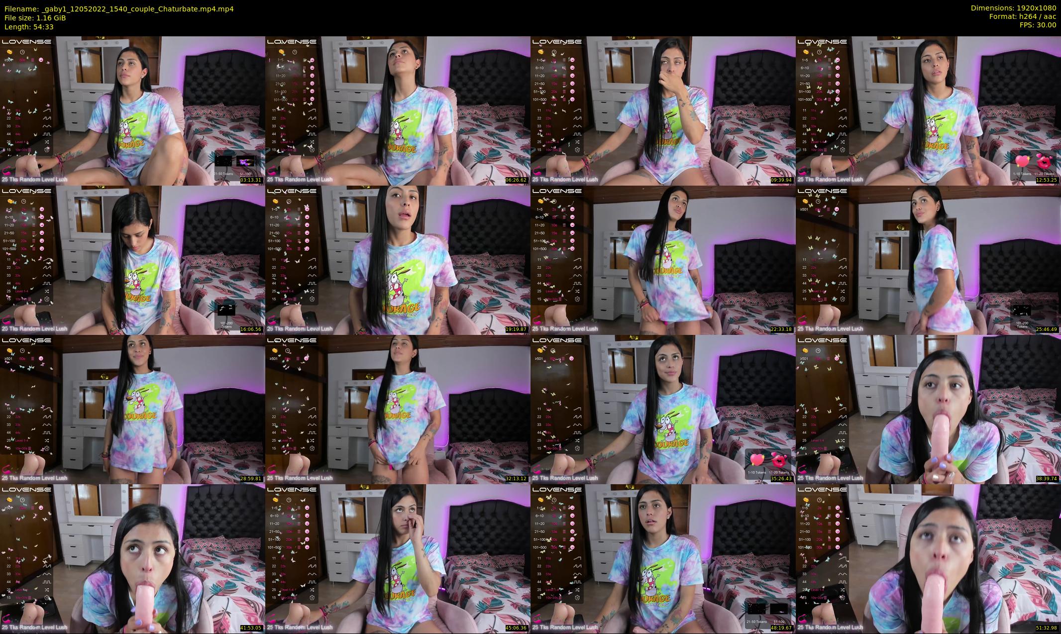 _gaby1 — 55 minute Chaturbate female cam show recording, 1080p, May 12, 2022
