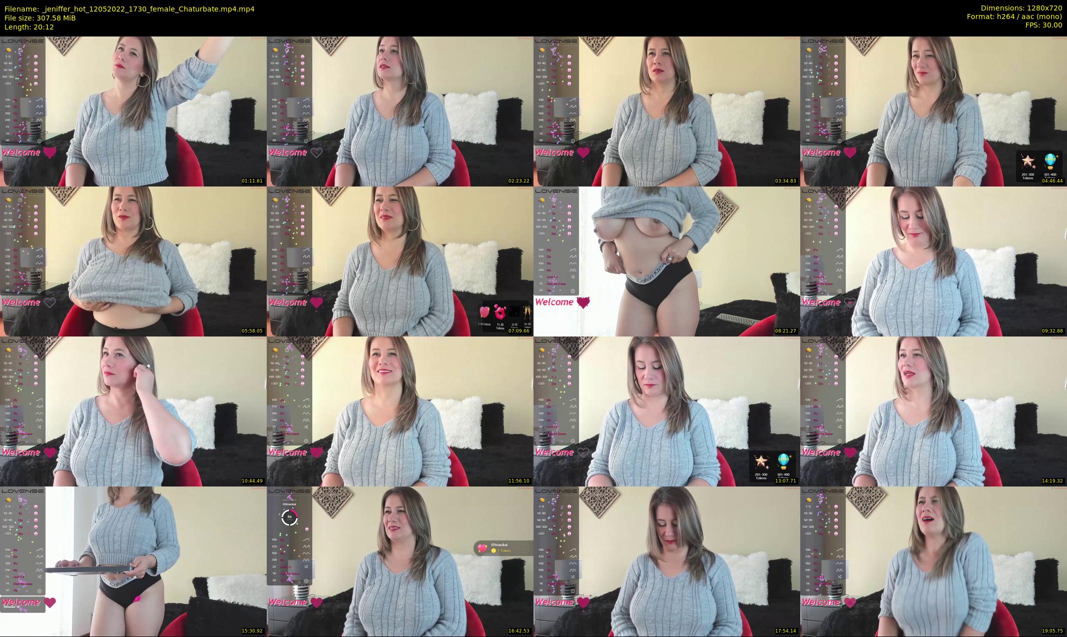_jeniffer_hot — 21 minute Chaturbate female cam show recording, 720p, May 12, 2022
