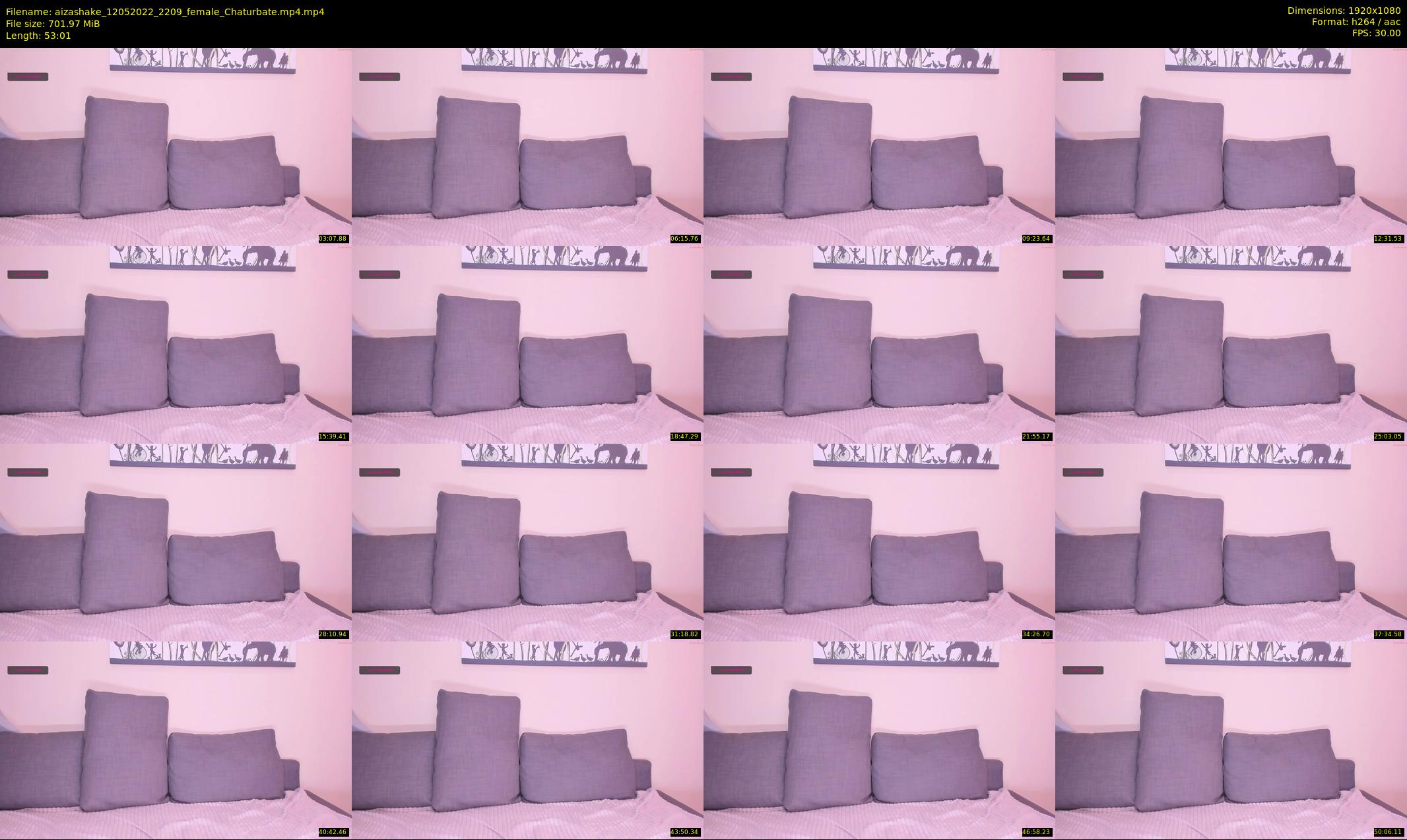 aizashake — 54 minute Chaturbate female cam show recording, 1080p, May 12, 2022