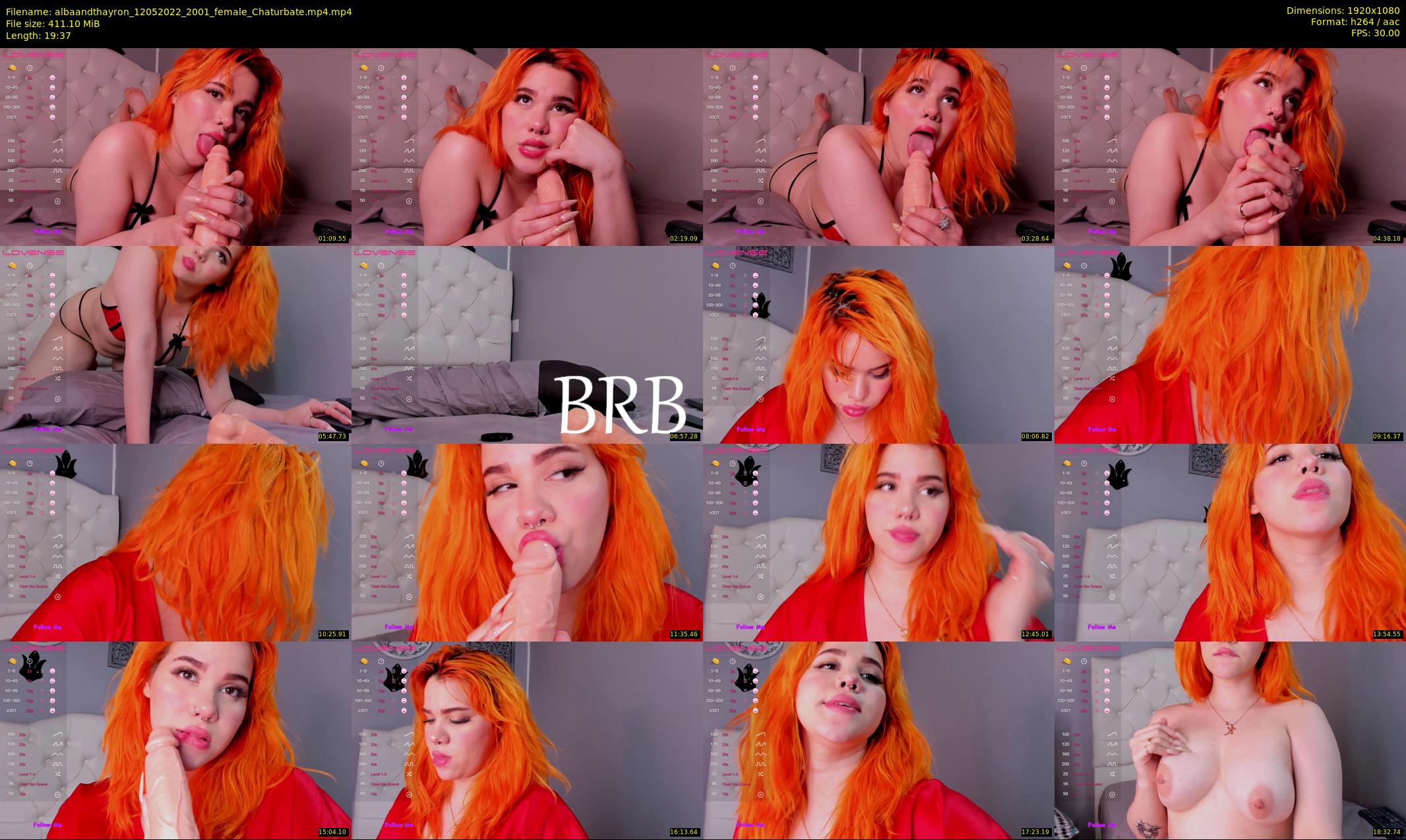albaandthayron — 20 minute Chaturbate couple cam show recording, 1080p, May 12, 2022
