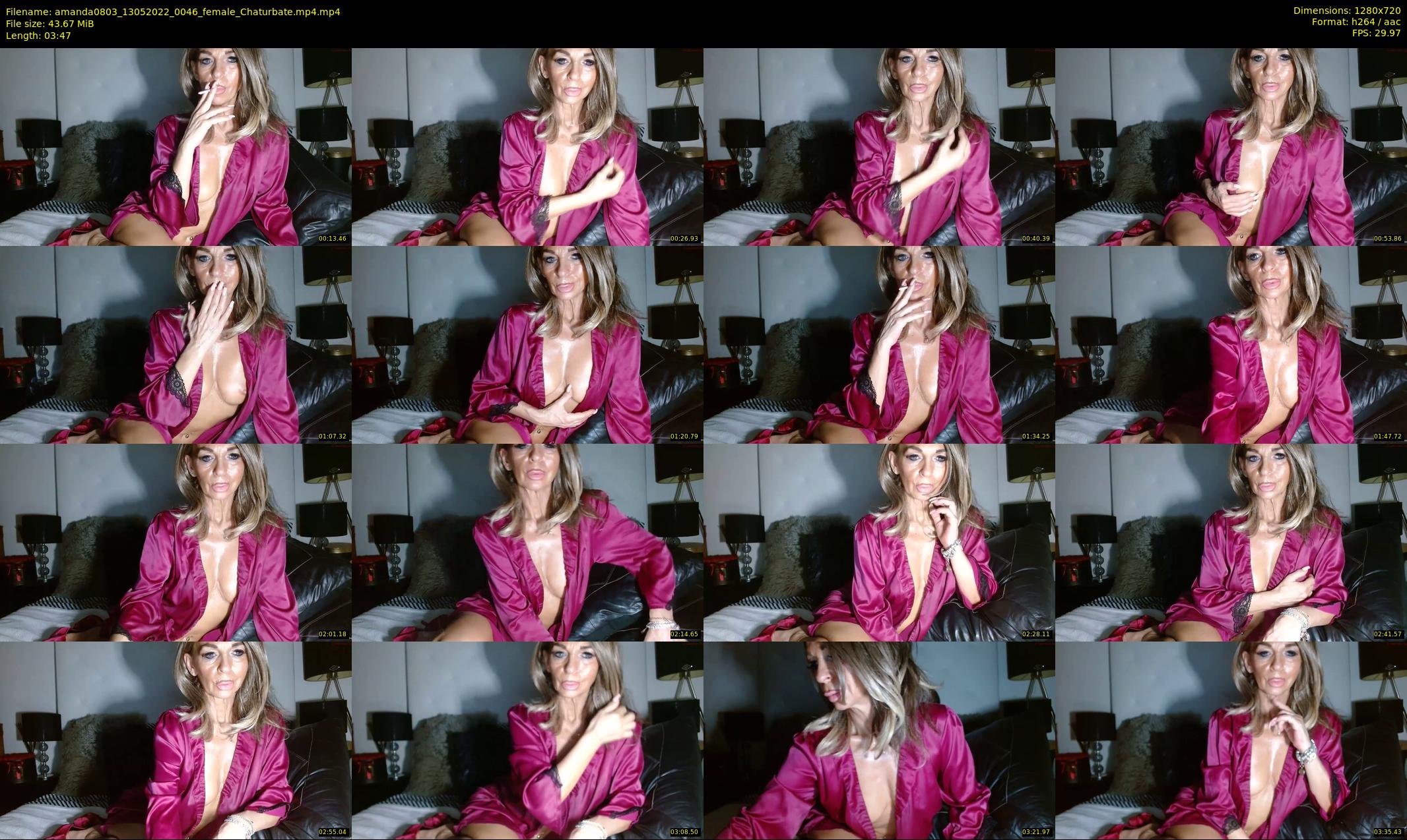 amanda0803 — 4 minute Chaturbate female cam show recording, 720p, May 13, 2022