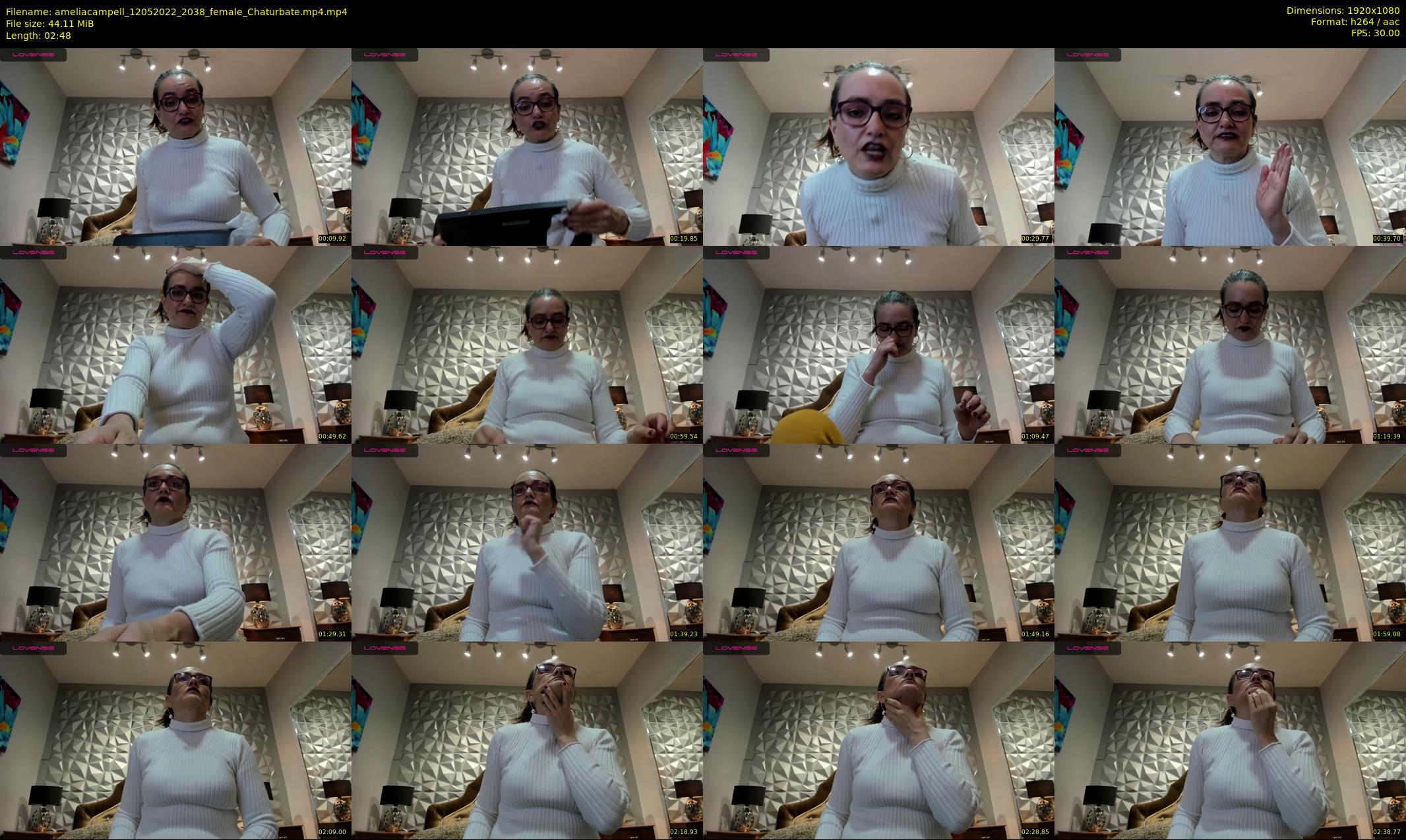 ameliacampell — 3 minute Chaturbate female cam show recording, 1080p, May 12, 2022