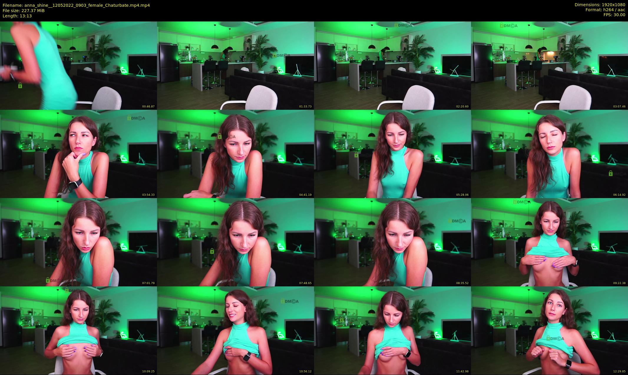 anna_shine_ — 14 minute Chaturbate female cam show recording, 1080p, May 12, 2022