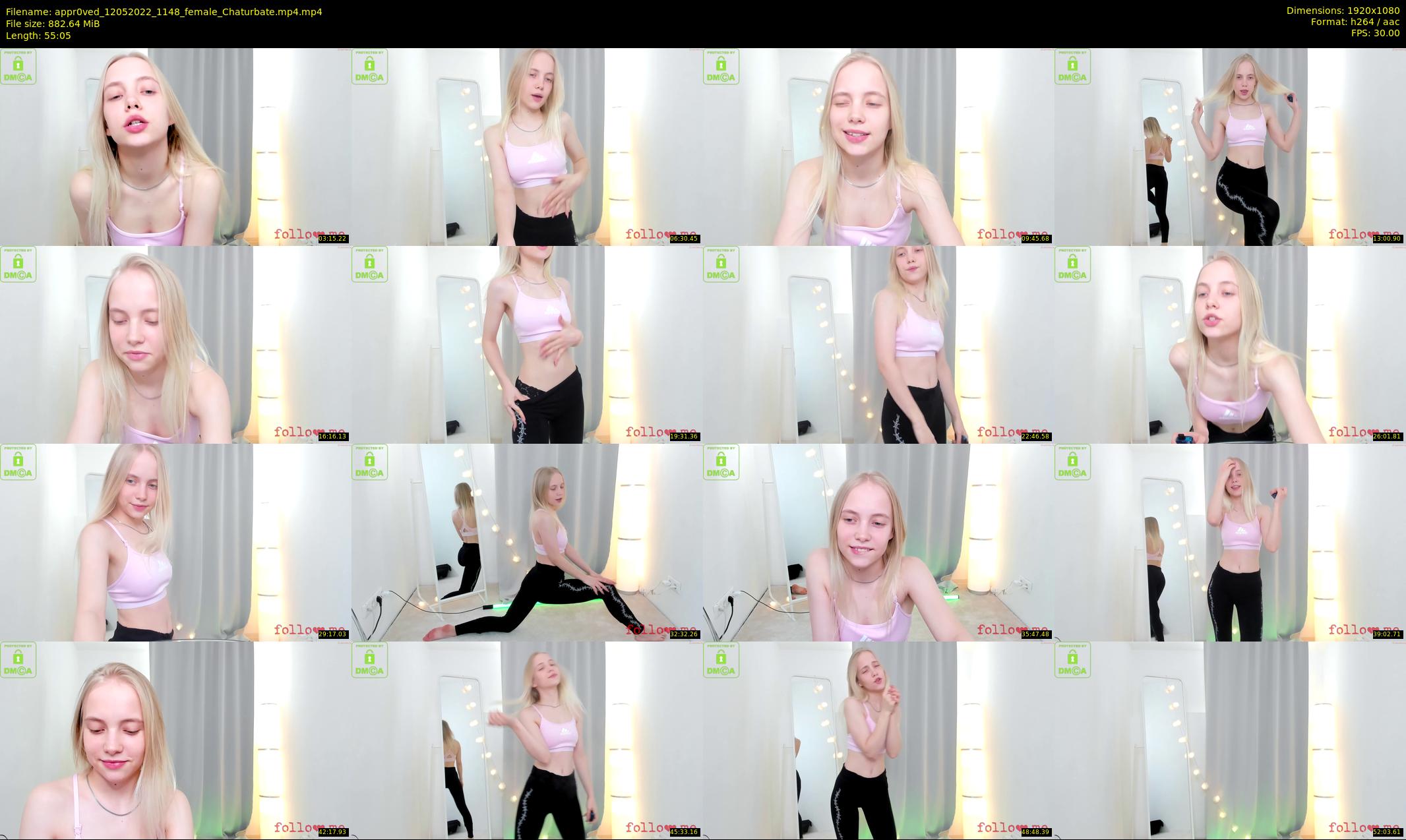 appr0ved — 56 minute Chaturbate female cam show recording, 1080p, May 12, 2022