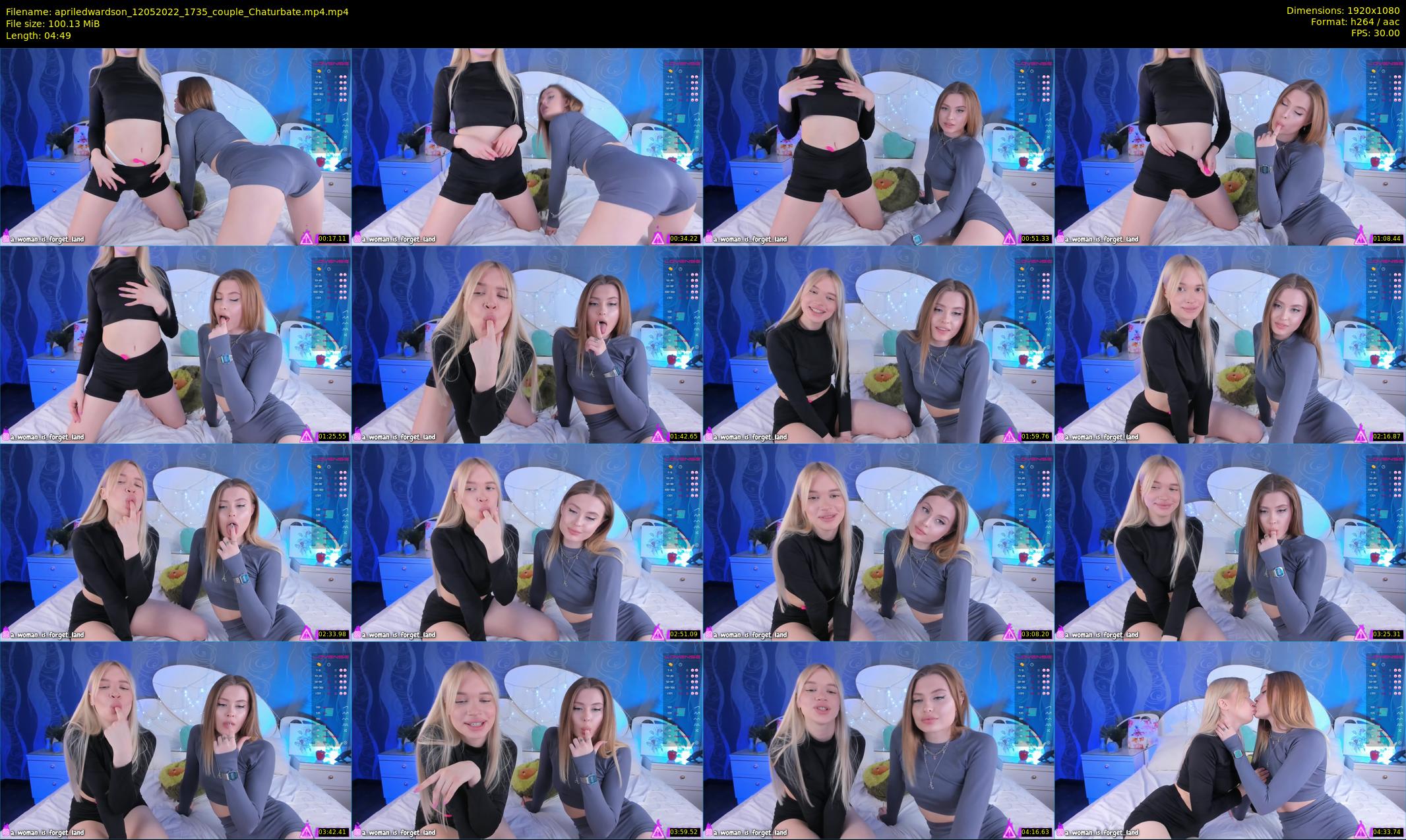 apriledwardson — 5 minute Chaturbate couple cam show recording, 1080p, May 12, 2022