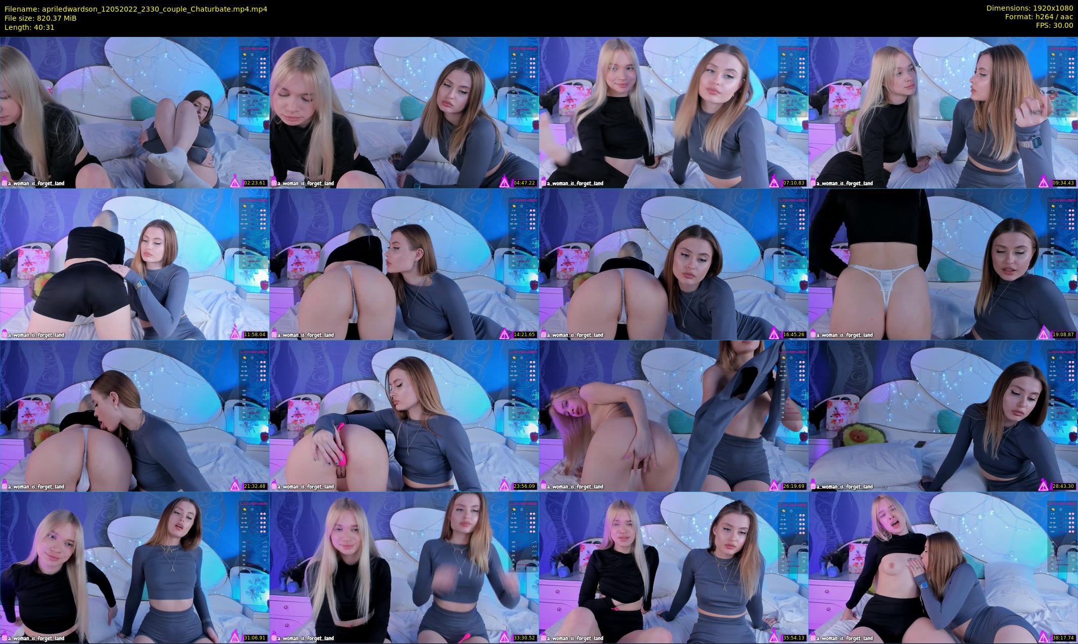 apriledwardson — 41 minute Chaturbate couple cam show recording, 1080p, May 12, 2022