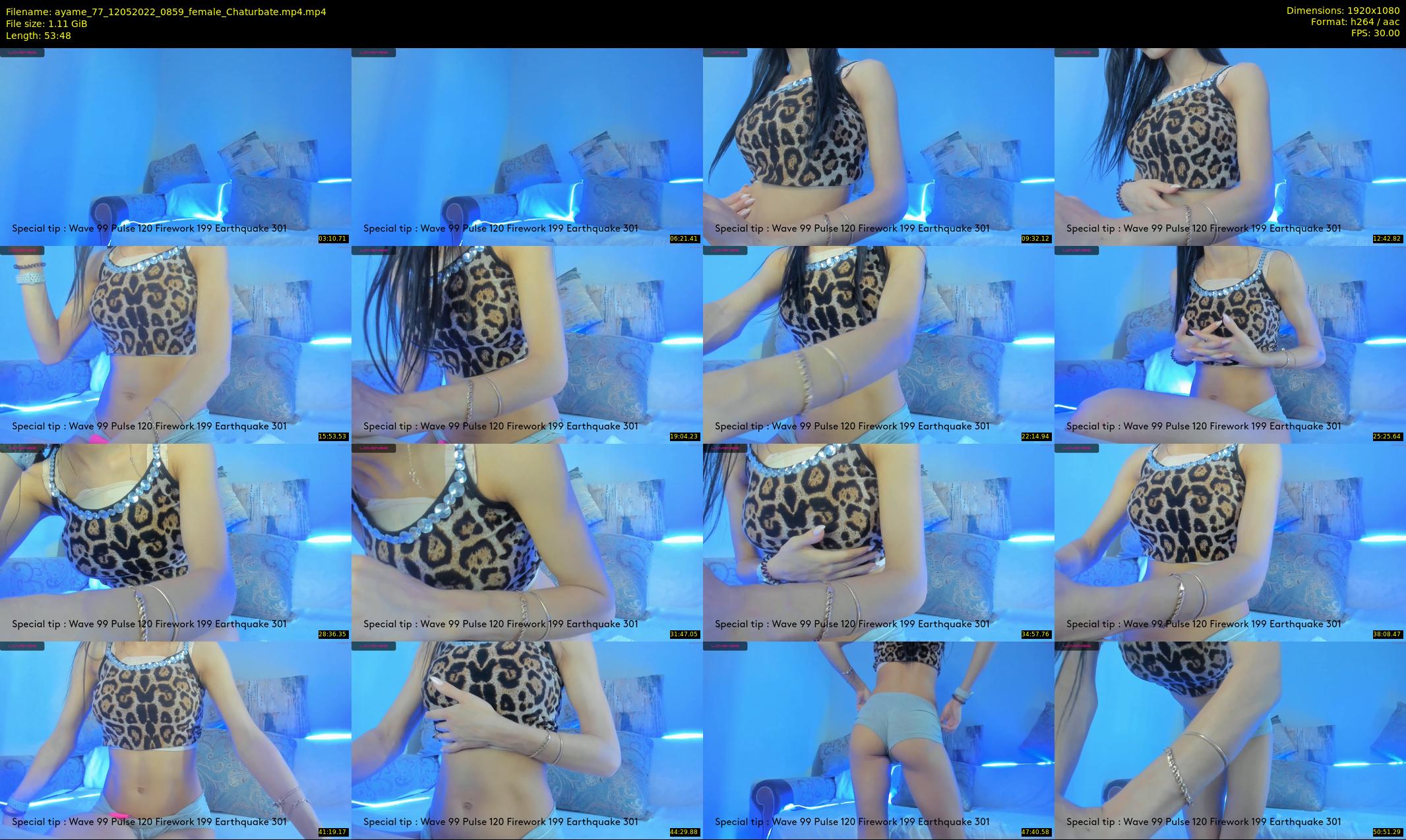 ayame_77 — 54 minute Chaturbate female cam show recording, 1080p, May 12, 2022