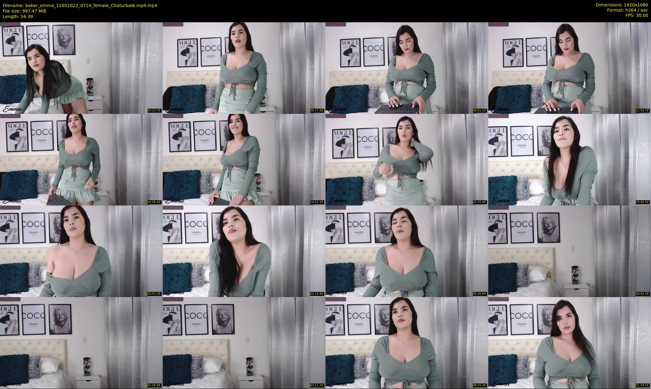 baker_emma — 55 minute Chaturbate female cam show recording, 1080p, May 12, 2022