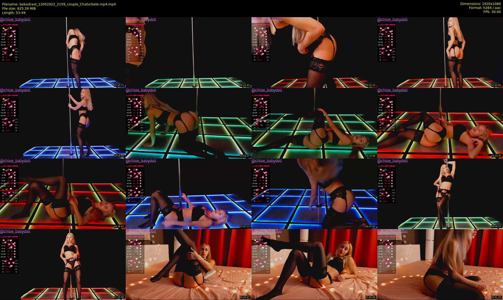 bekadravt — 54 minute Chaturbate couple cam show recording, 1080p, May 12, 2022