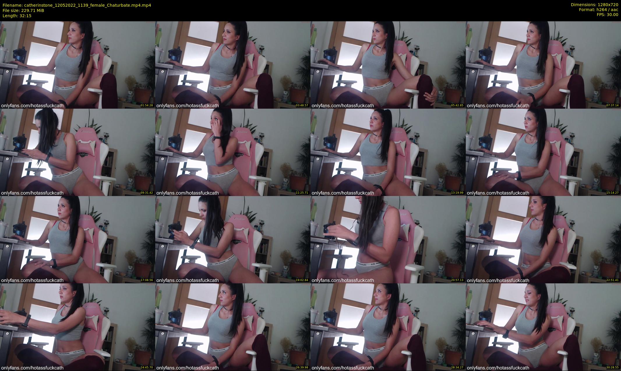 catherinstone — 33 minute Chaturbate female cam show recording, 720p, May 12, 2022