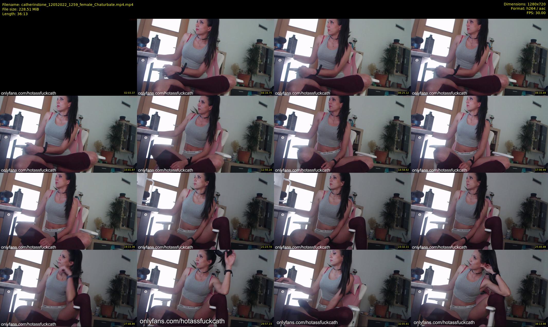 catherinstone — 37 minute Chaturbate female cam show recording, 720p, May 12, 2022
