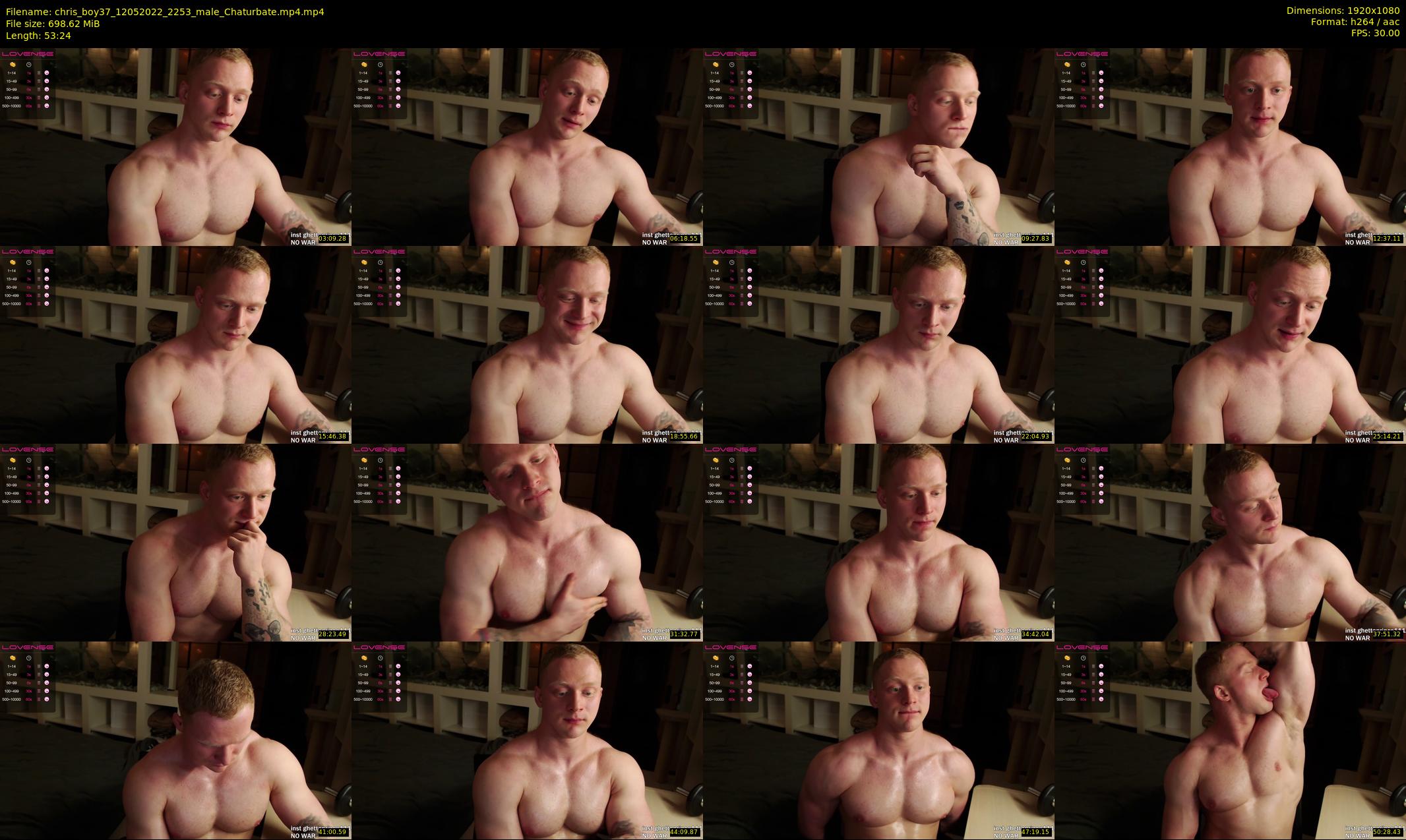 chris_boy37 — 54 minute Chaturbate male cam show recording, 1080p, May 12, 2022