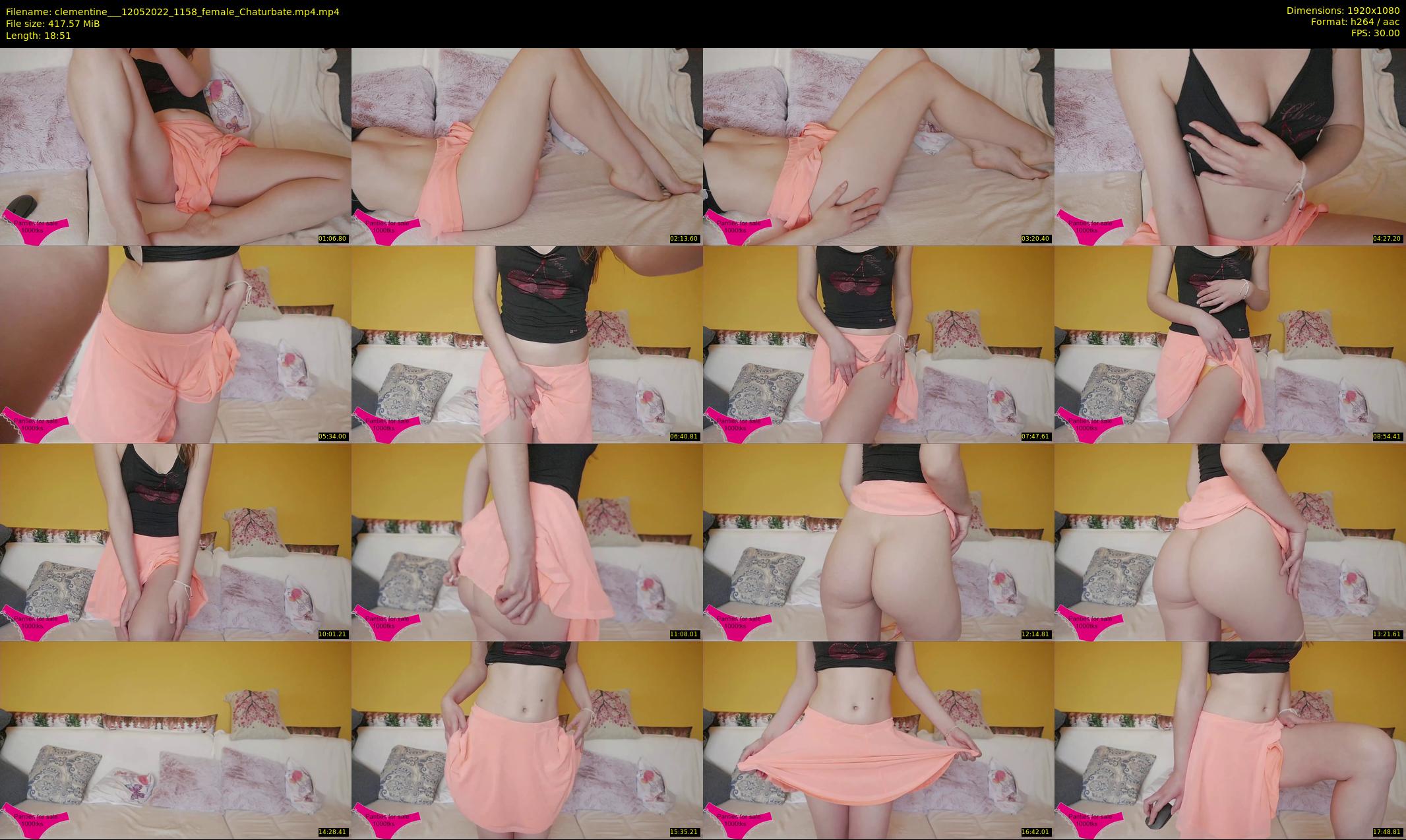 clementine__ — 19 minute Chaturbate female cam show recording, 1080p, May 12, 2022
