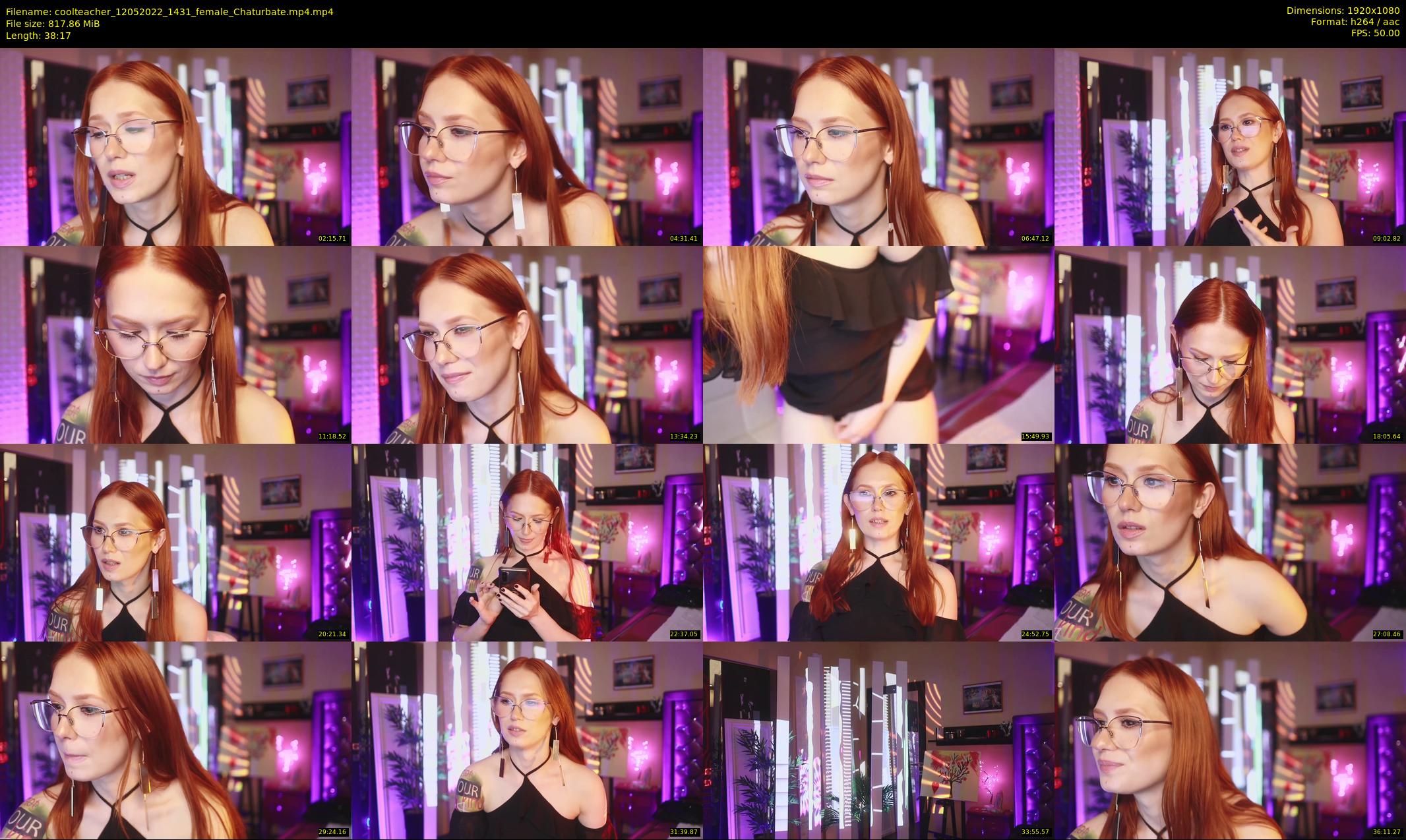 coolteacher — 39 minute Chaturbate female cam show recording, 1080p, May 12, 2022