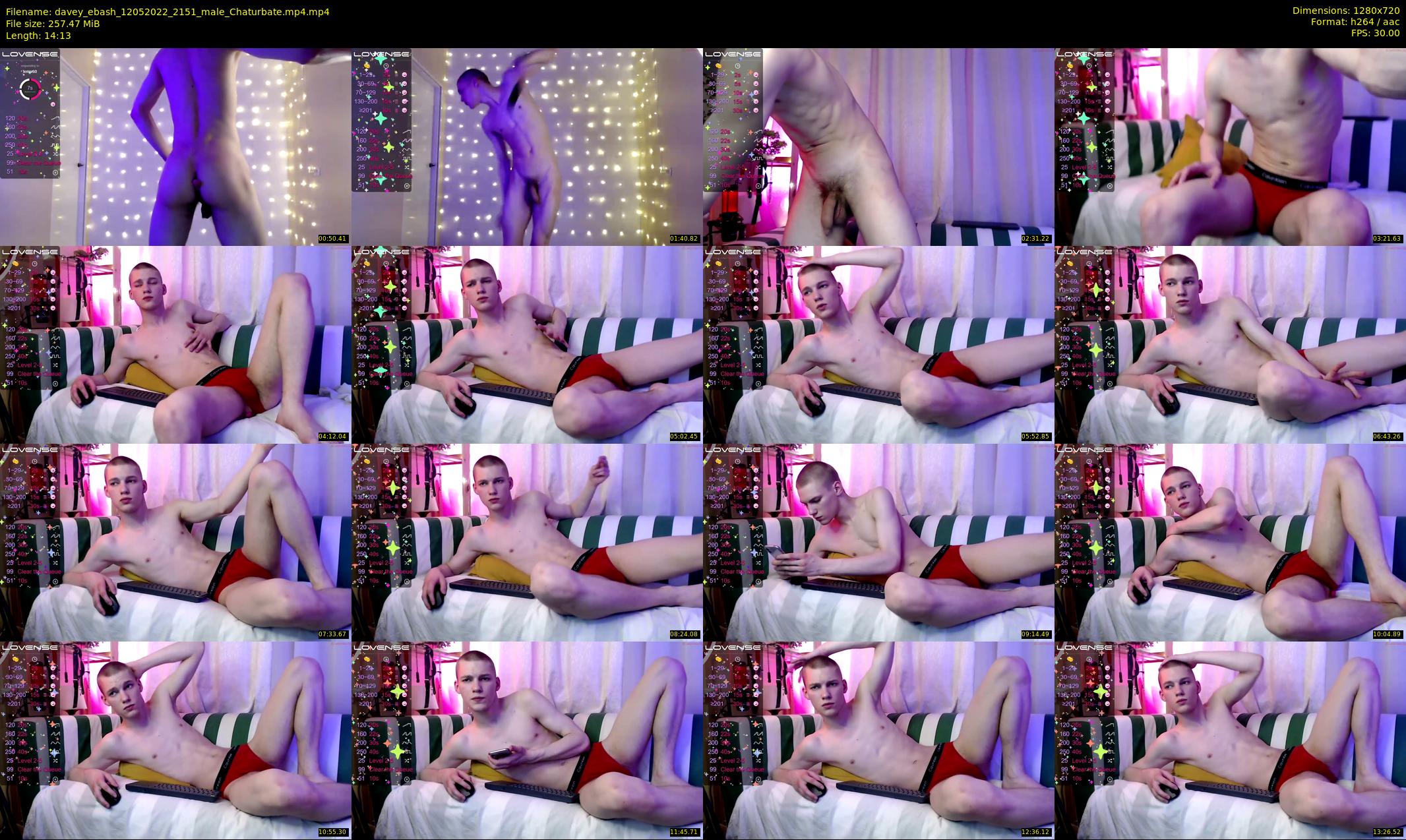 davey_ebash — 15 minute Chaturbate male cam show recording, 720p, May 12, 2022