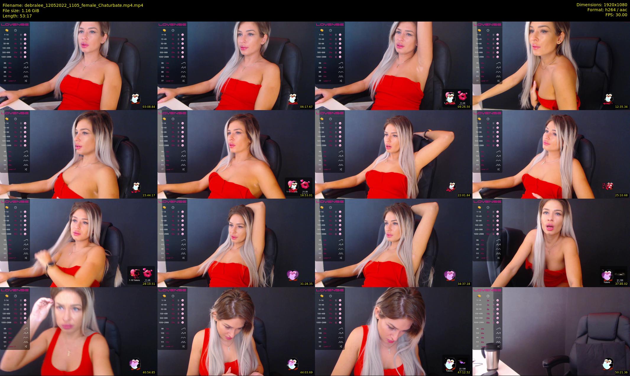debralee — 54 minute Chaturbate female cam show recording, 1080p, May 12, 2022