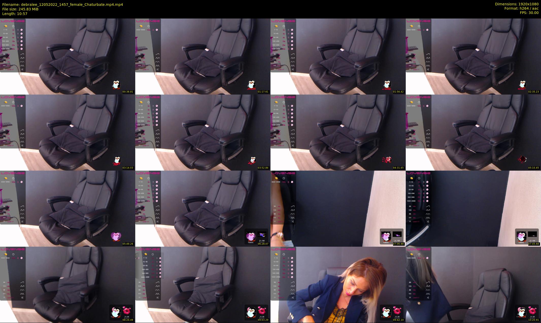 debralee — 11 minute Chaturbate female cam show recording, 1080p, May 12, 2022