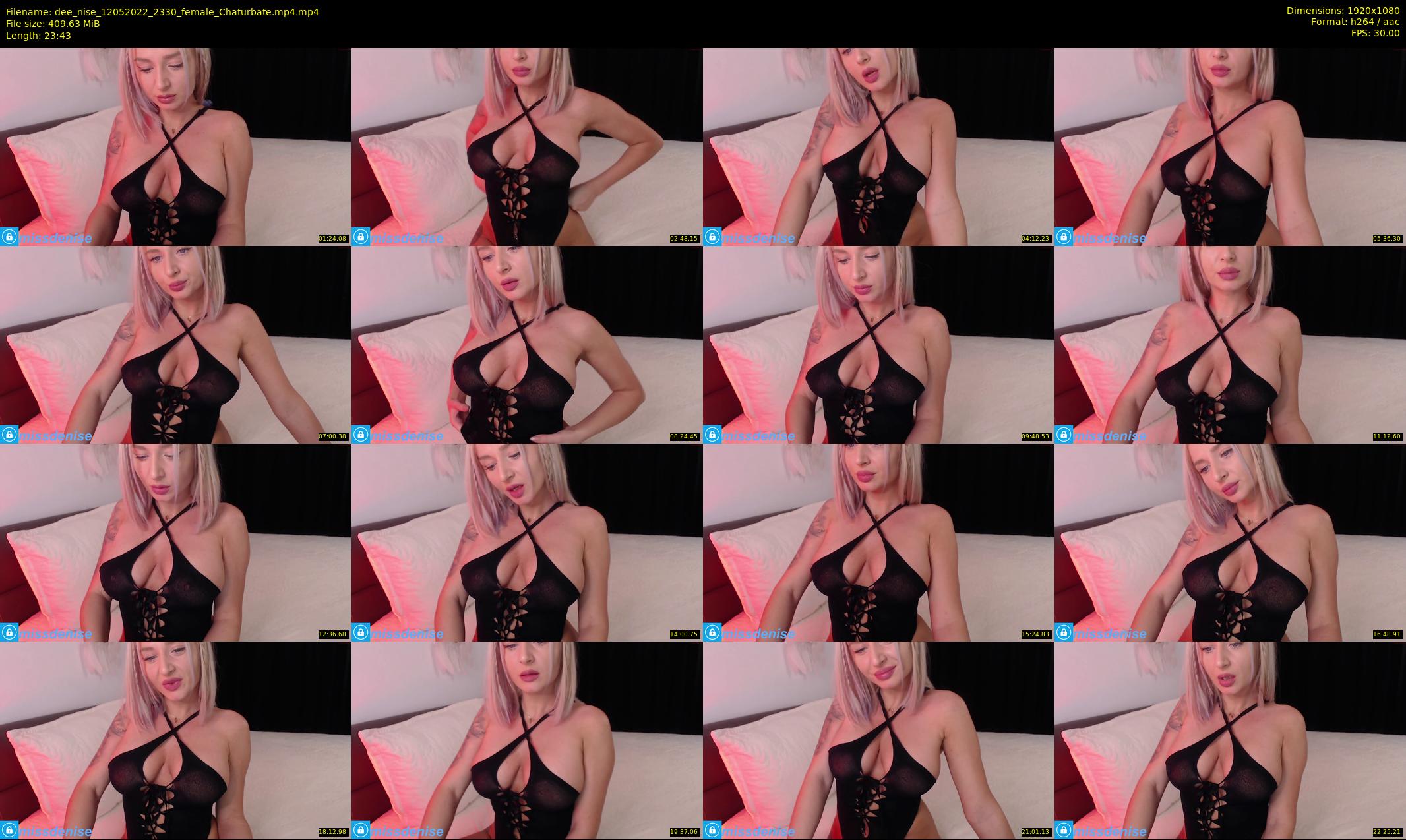 dee_nise — 24 minute Chaturbate female cam show recording, 1080p, May 12, 2022