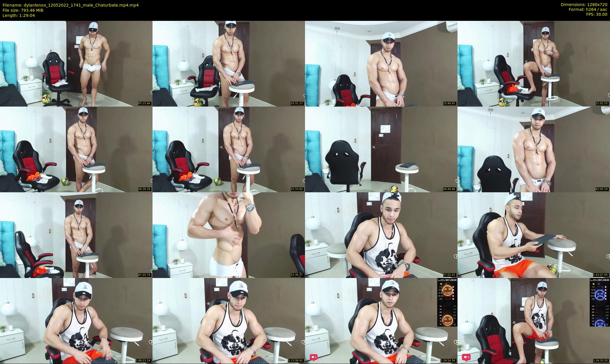dylanlenox — 90 minute Chaturbate male cam show recording, 720p, May 12, 2022