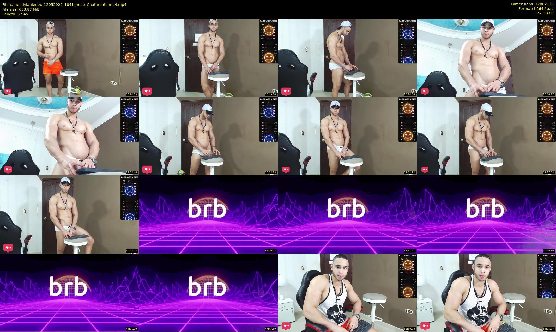 dylanlenox — 58 minute Chaturbate male cam show recording, 720p, May 12, 2022