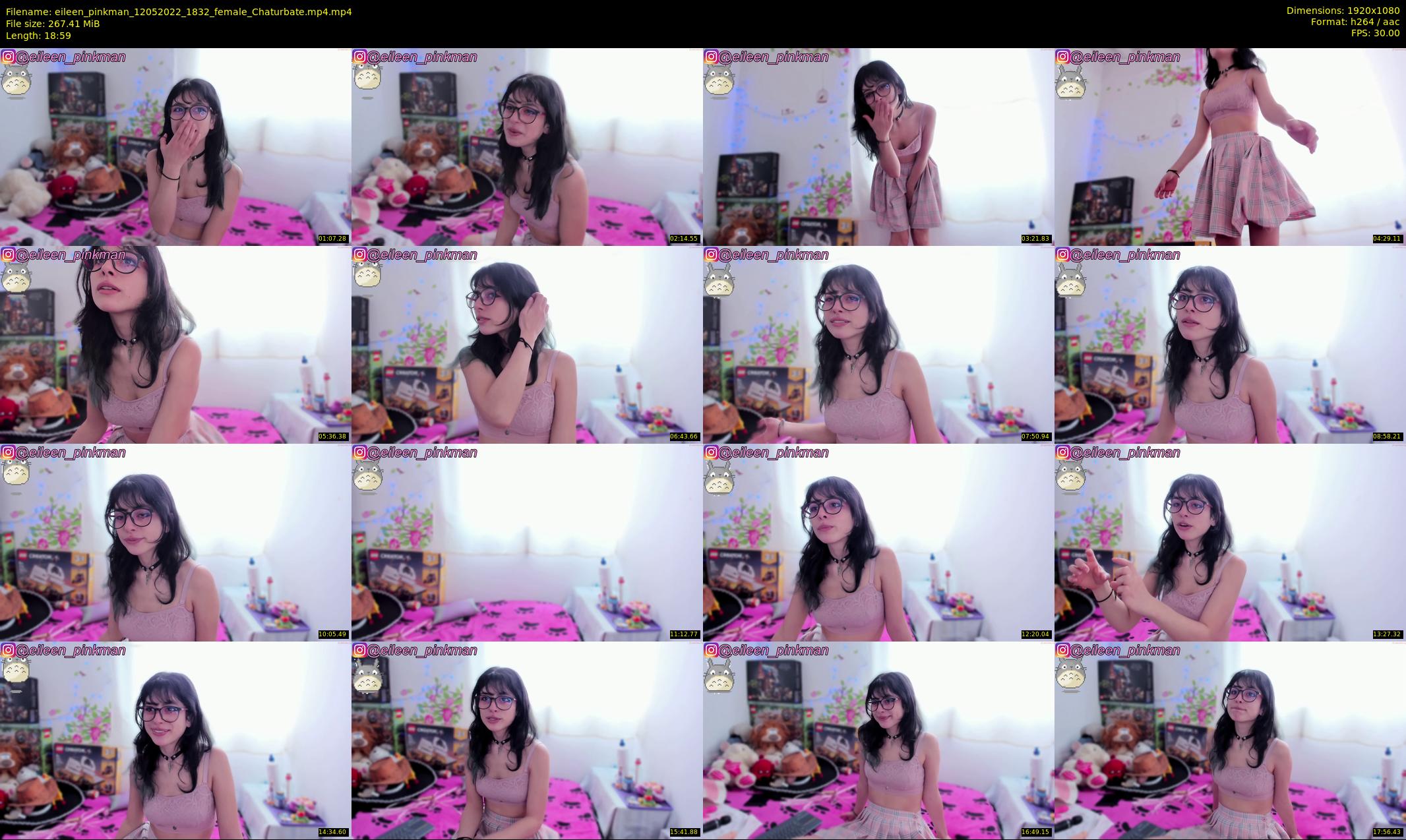 eileen_pinkman — 19 minute Chaturbate female cam show recording, 1080p, May 12, 2022