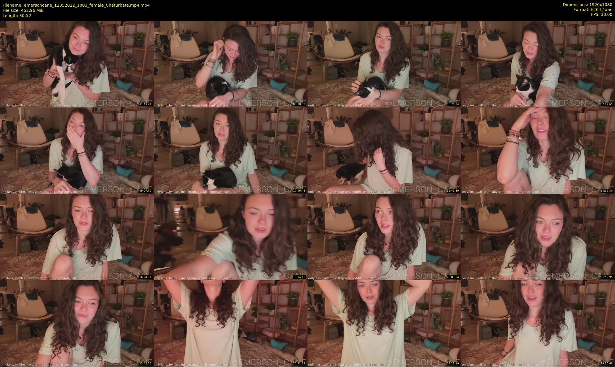 emersoncane — 31 minute Chaturbate female cam show recording, 1080p, May 12, 2022