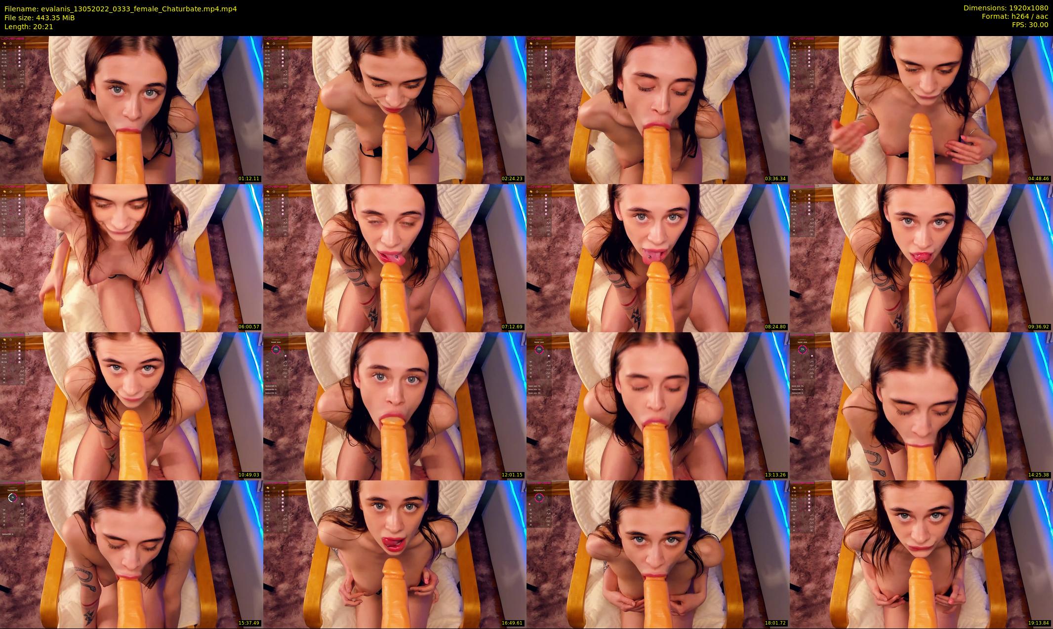 evalanis — 21 minute Chaturbate couple cam show recording, 1080p, May 13, 2022