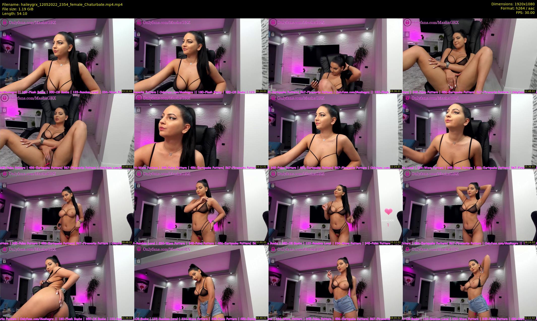 haileygrx — 55 minute Chaturbate female cam show recording, 1080p, May 12, 2022
