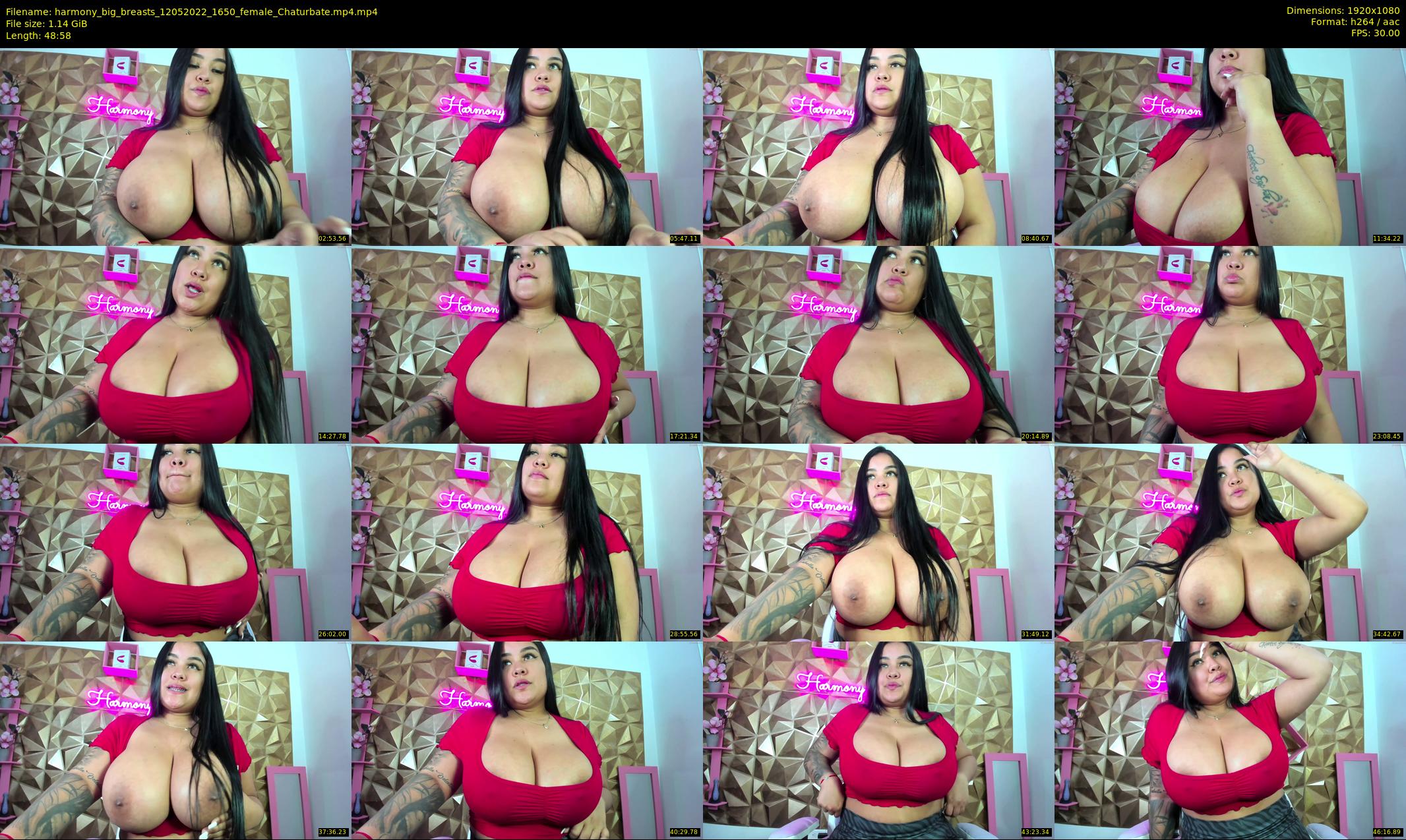 harmony_big_breasts — 49 minute Chaturbate female cam show recording, 1080p, May 12, 2022