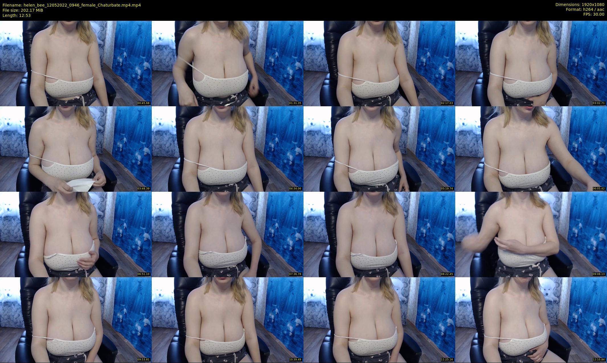 helen_bee — 13 minute Chaturbate female cam show recording, 1080p, May 12, 2022