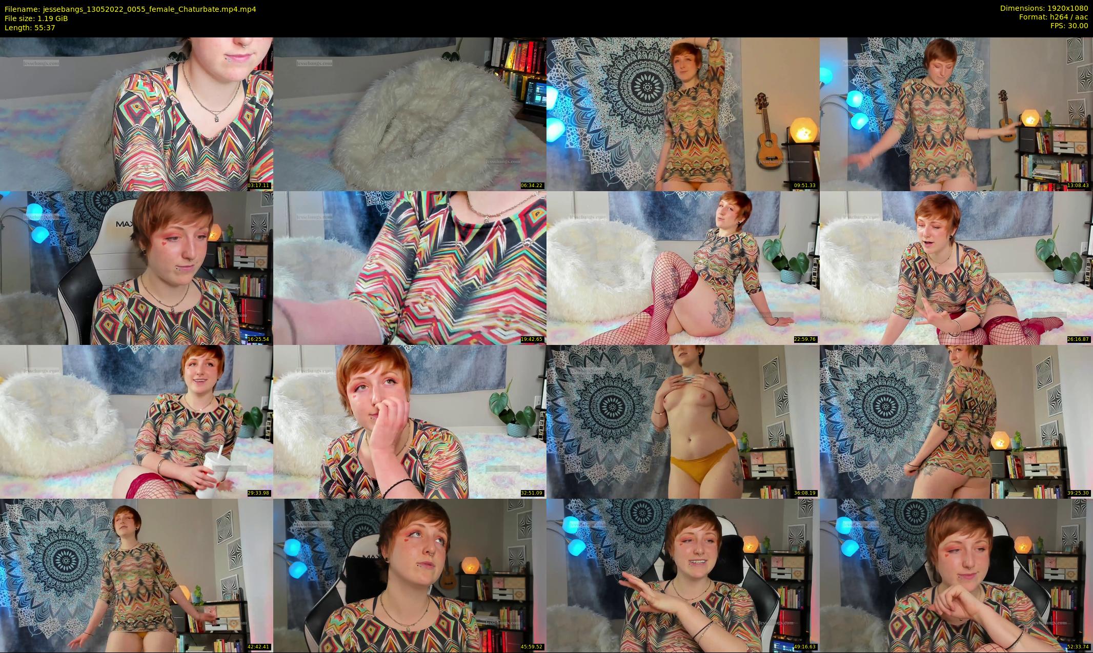 jessebangs — 56 minute Chaturbate female cam show recording, 1080p, May 13, 2022