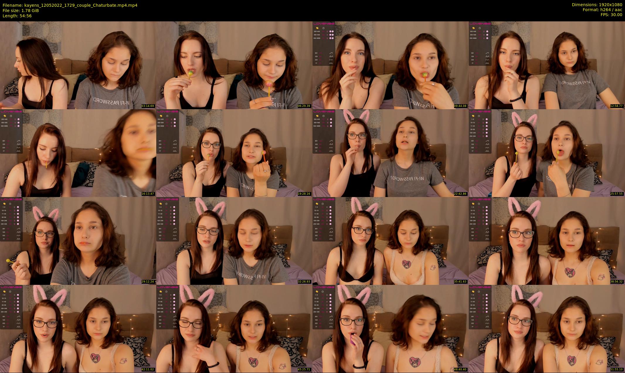 kayens — 55 minute Chaturbate couple cam show recording, 1080p, May 12, 2022