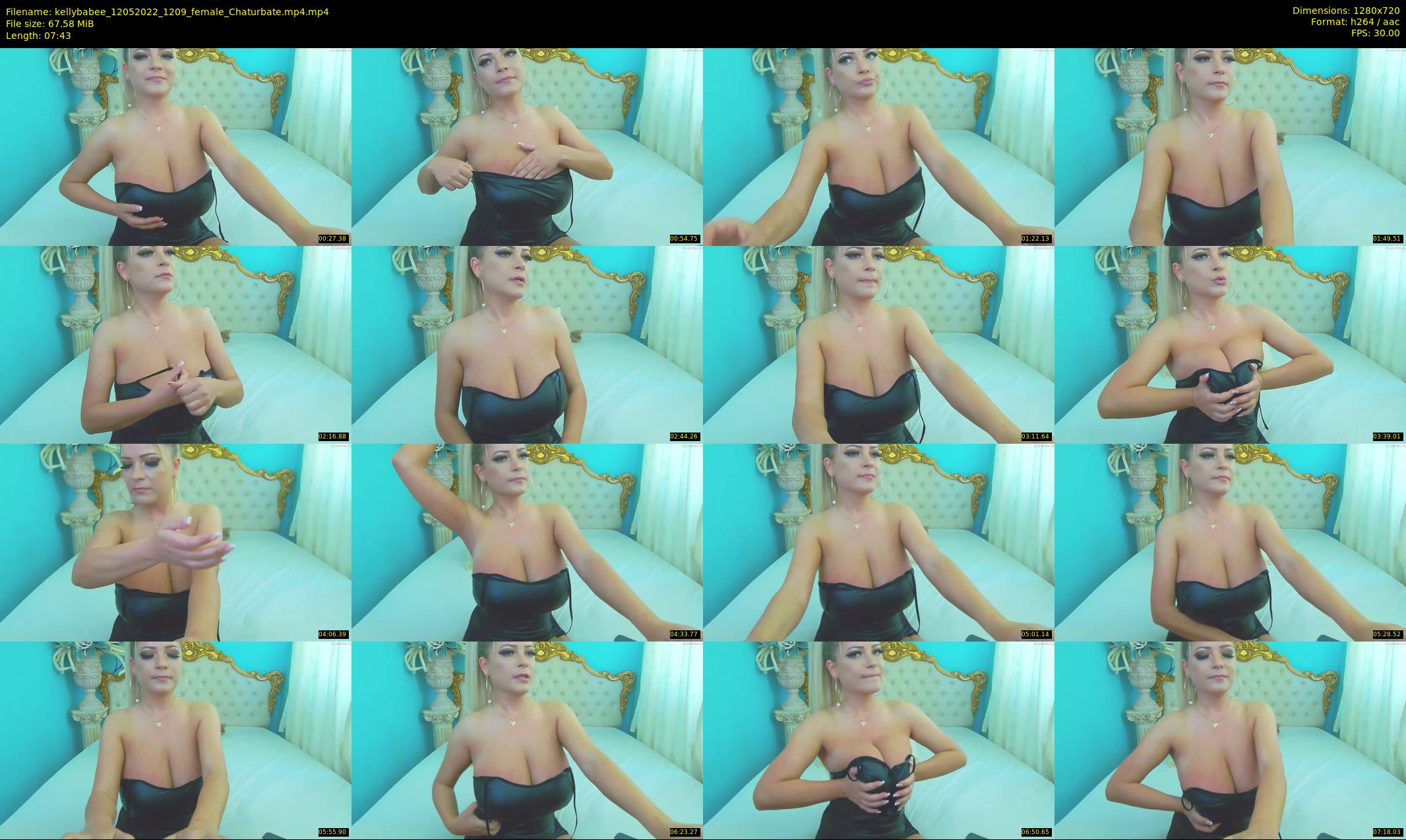 kellybabee — 8 minute Chaturbate female cam show recording, 720p, May 12, 2022