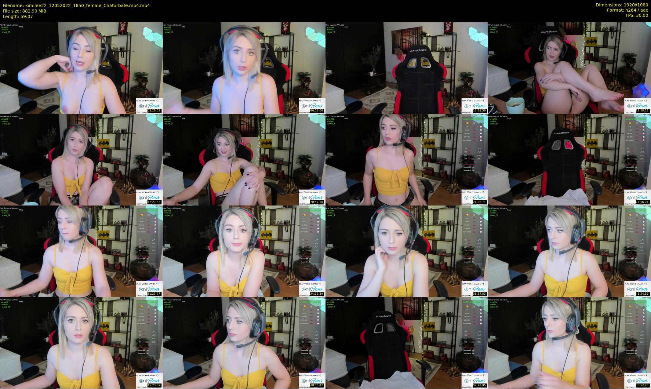 kimilee22 — 60 minute Chaturbate female cam show recording, 1080p, May 12, 2022