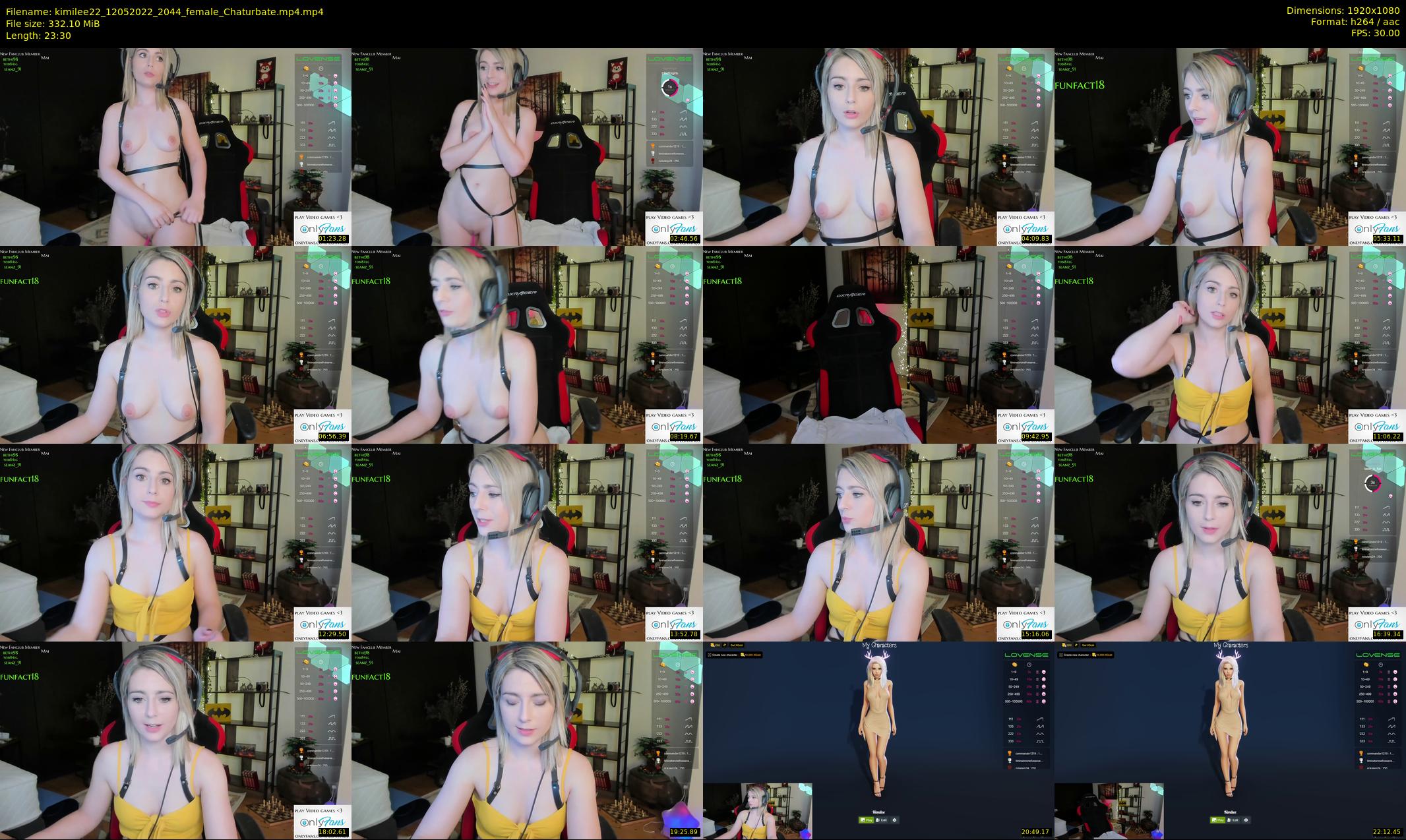 kimilee22 — 24 minute Chaturbate female cam show recording, 1080p, May 12, 2022