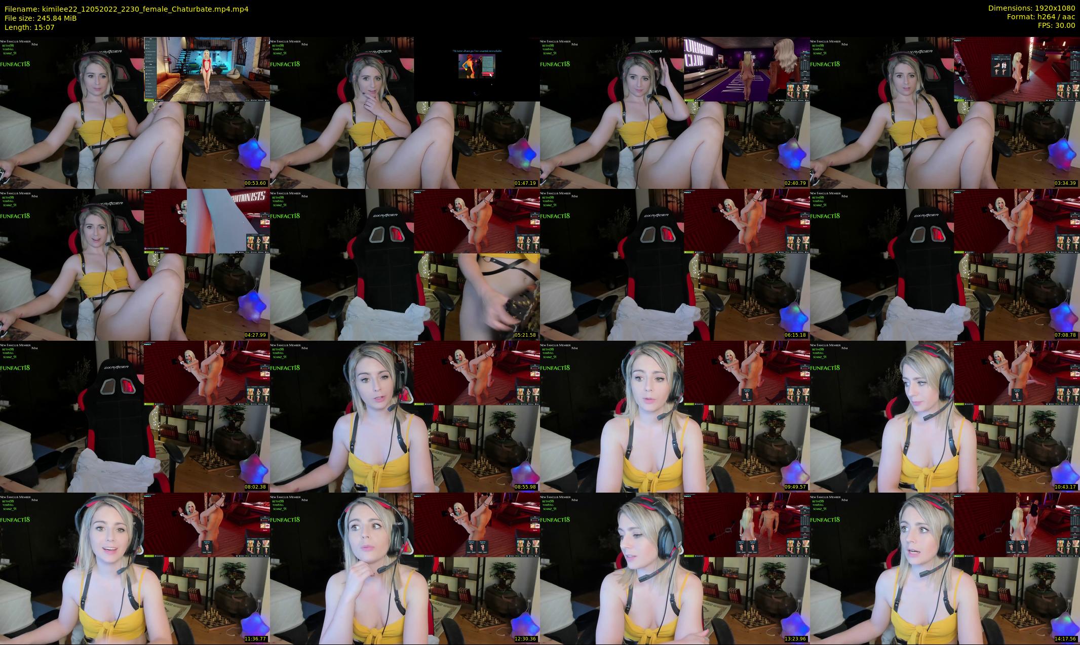 kimilee22 — 16 minute Chaturbate female cam show recording, 1080p, May 12, 2022