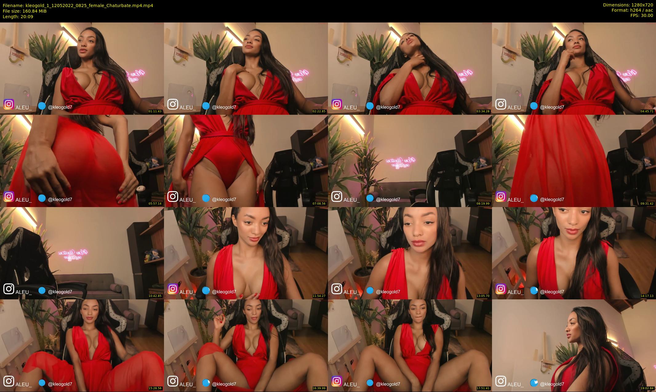 kleogold_1 — 21 minute Chaturbate female cam show recording, 720p, May 12, 2022