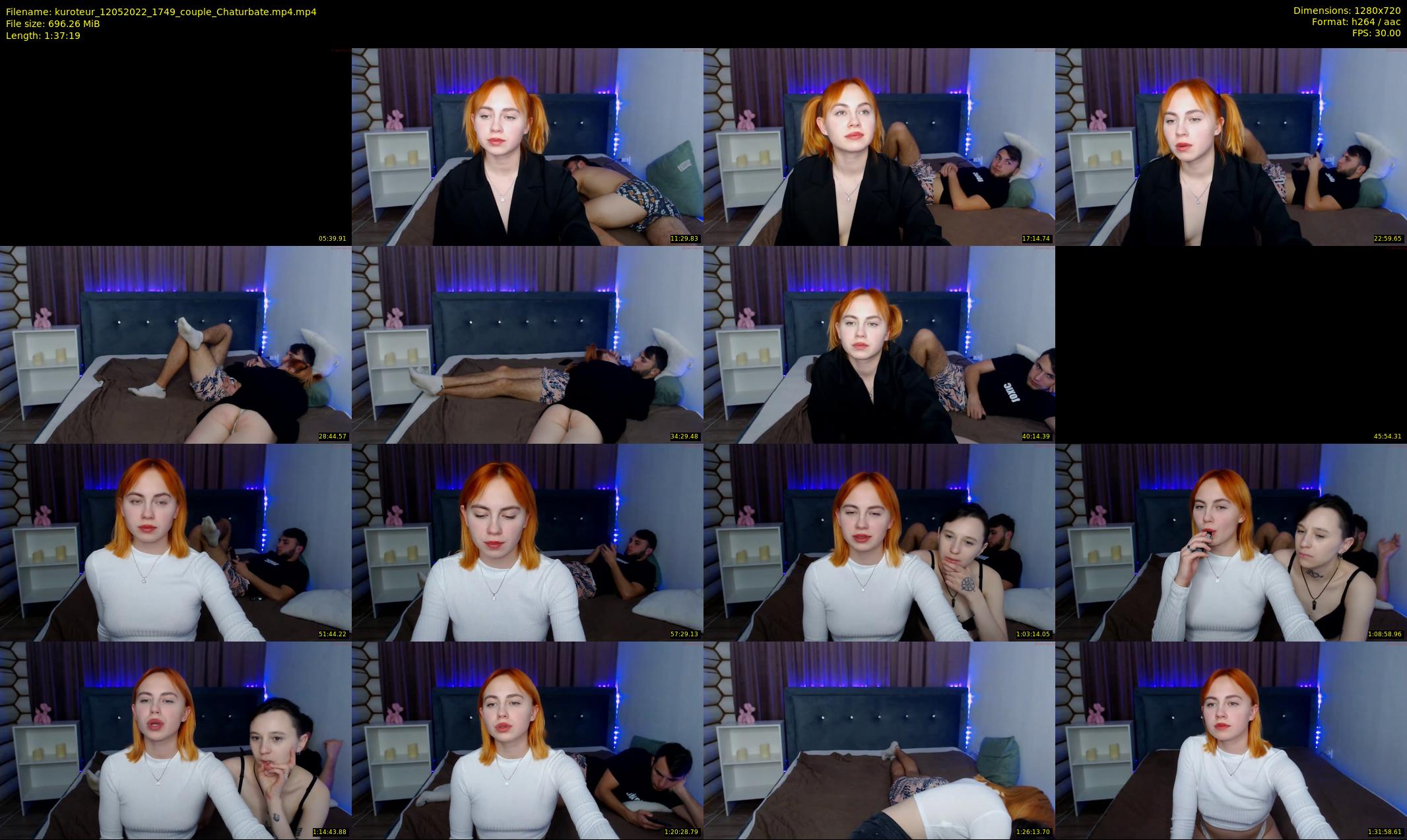 kuroteur — 98 minute Chaturbate couple cam show recording, 720p, May 12, 2022