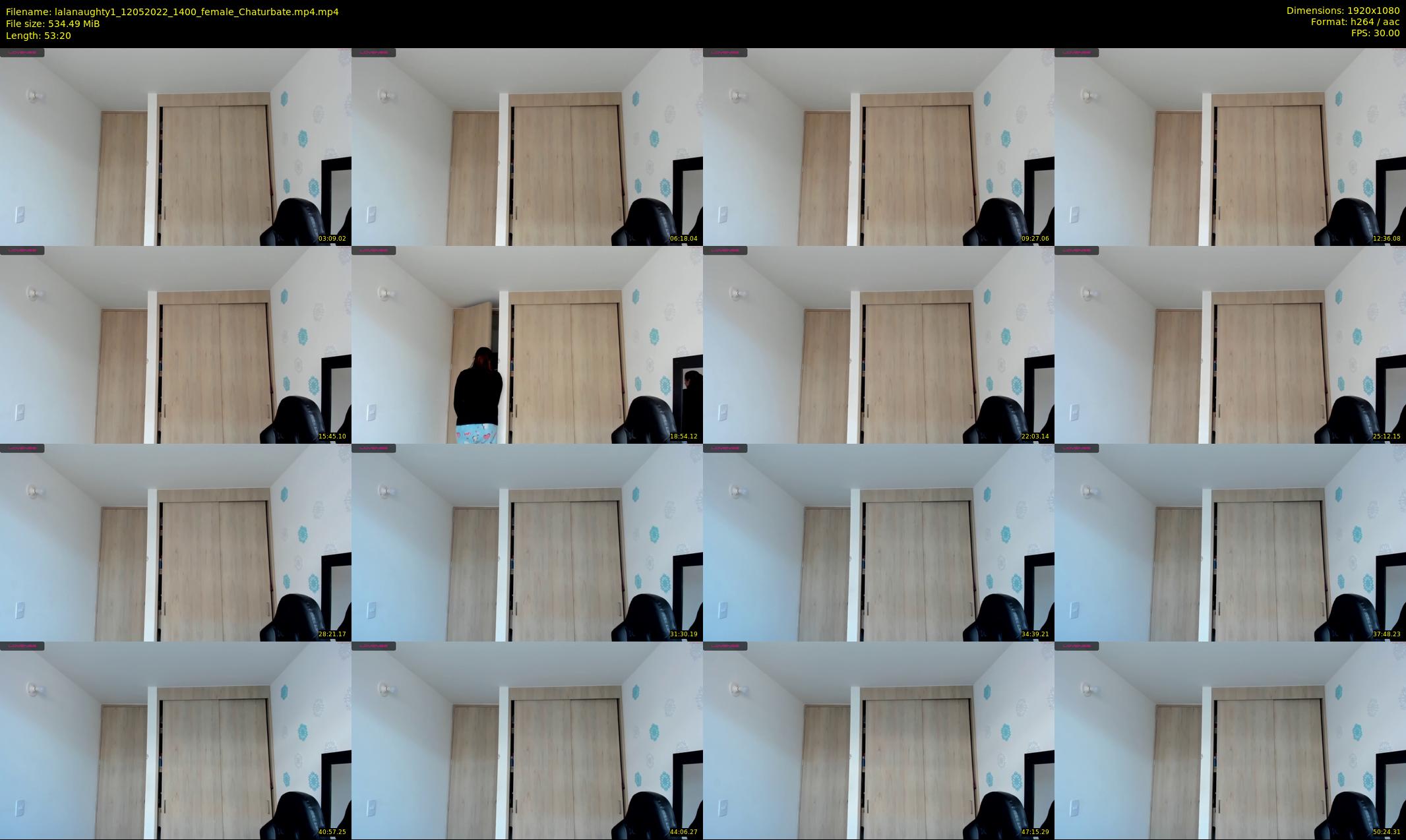 lalanaughty1 — 54 minute Chaturbate female cam show recording, 1080p, May 12, 2022