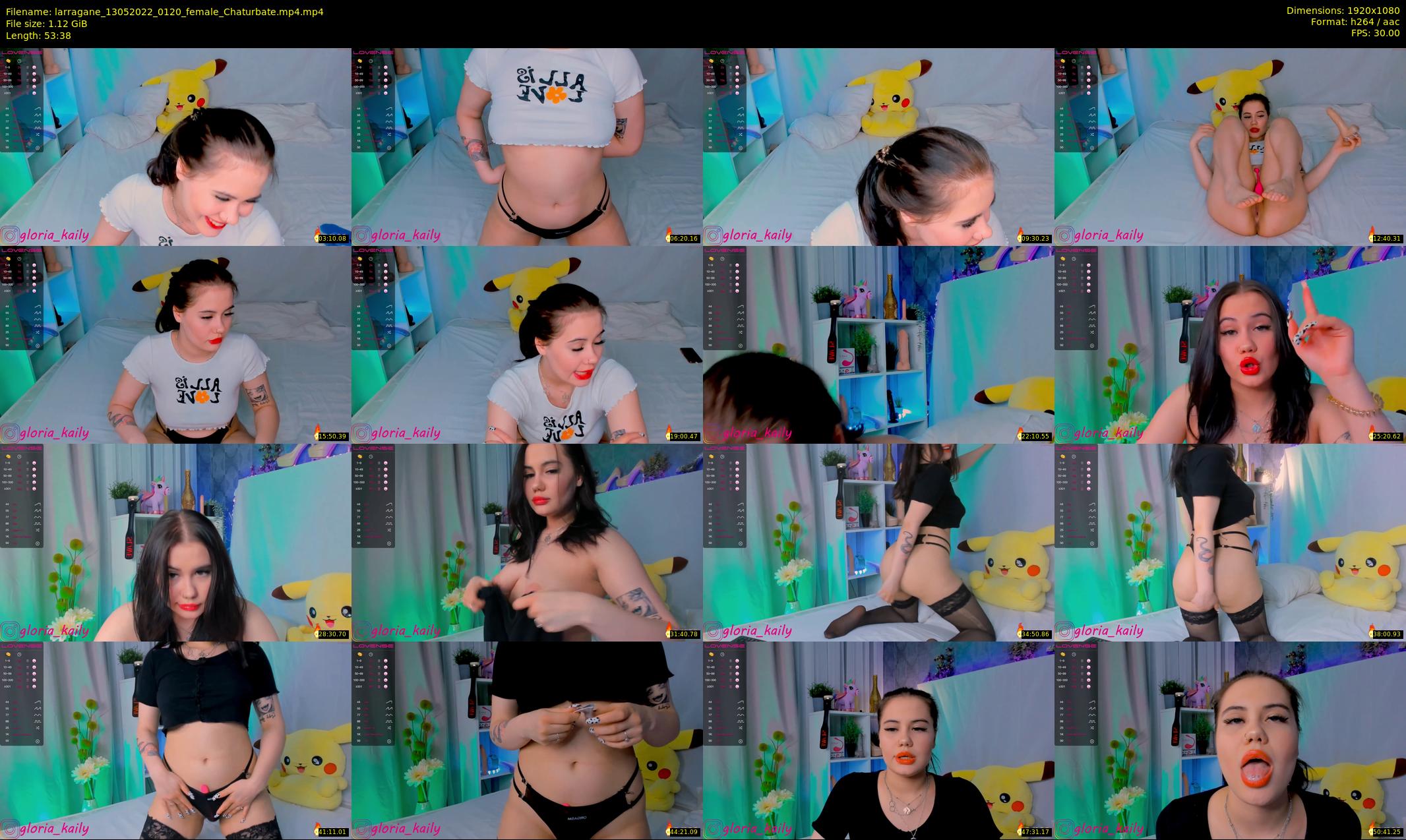 larragane — 54 minute Chaturbate couple cam show recording, 1080p, May 13, 2022