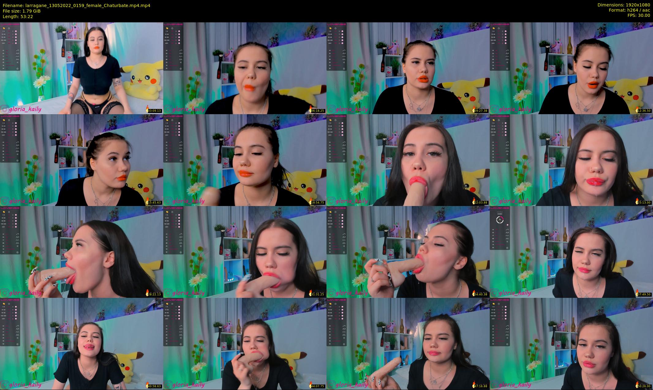larragane — 54 minute Chaturbate couple cam show recording, 1080p, May 13, 2022